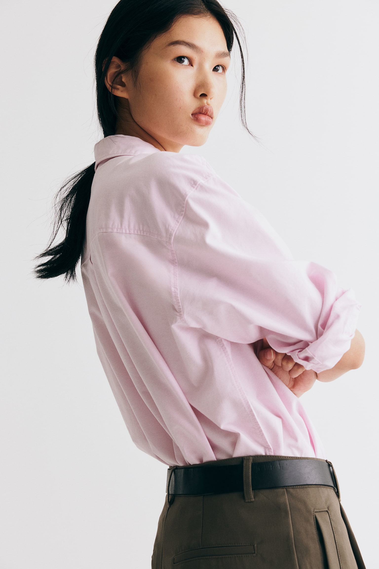 Oxford shirt - Light pink/White/Light blue - 4