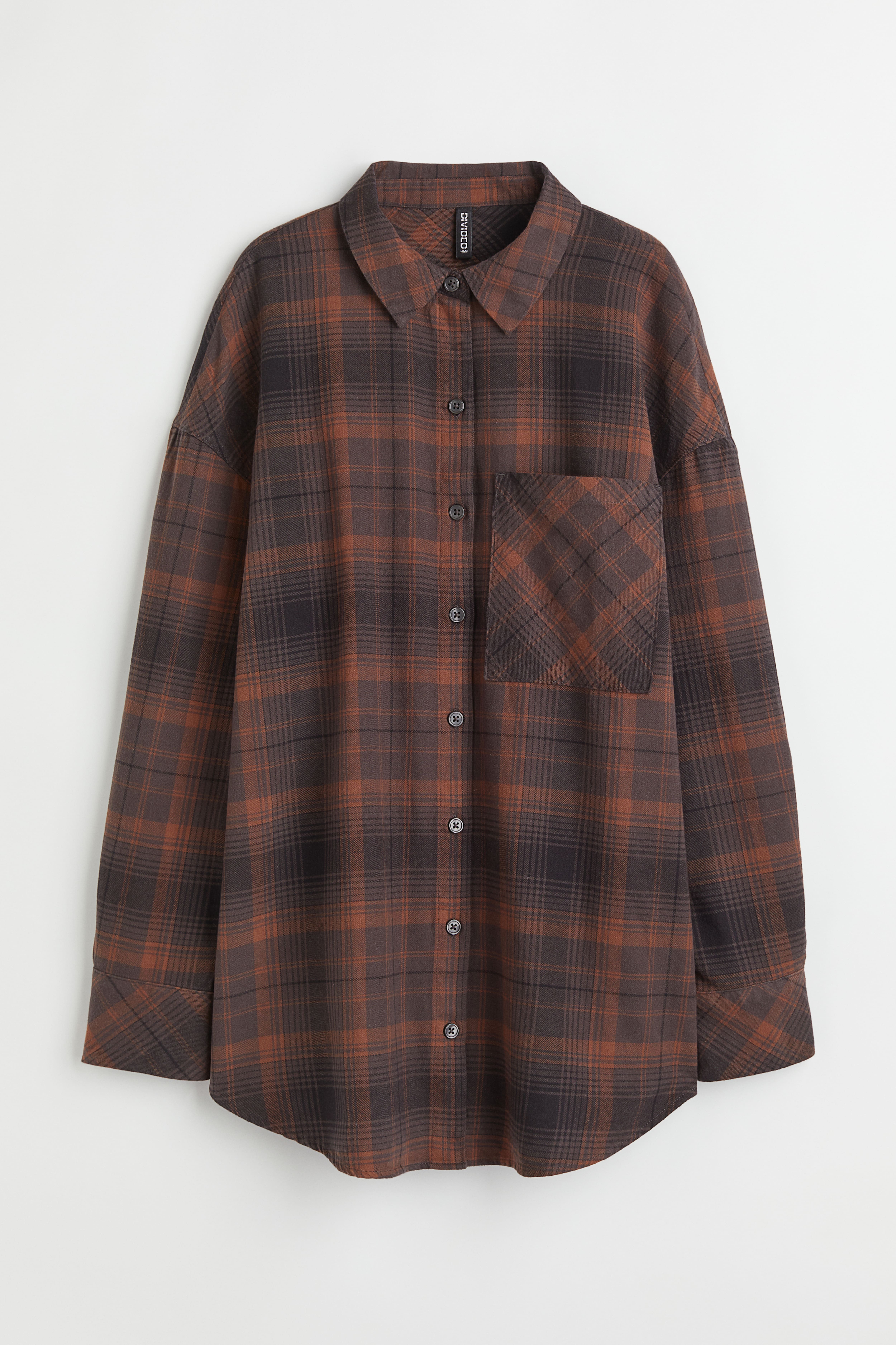 H&m orange flannel best sale