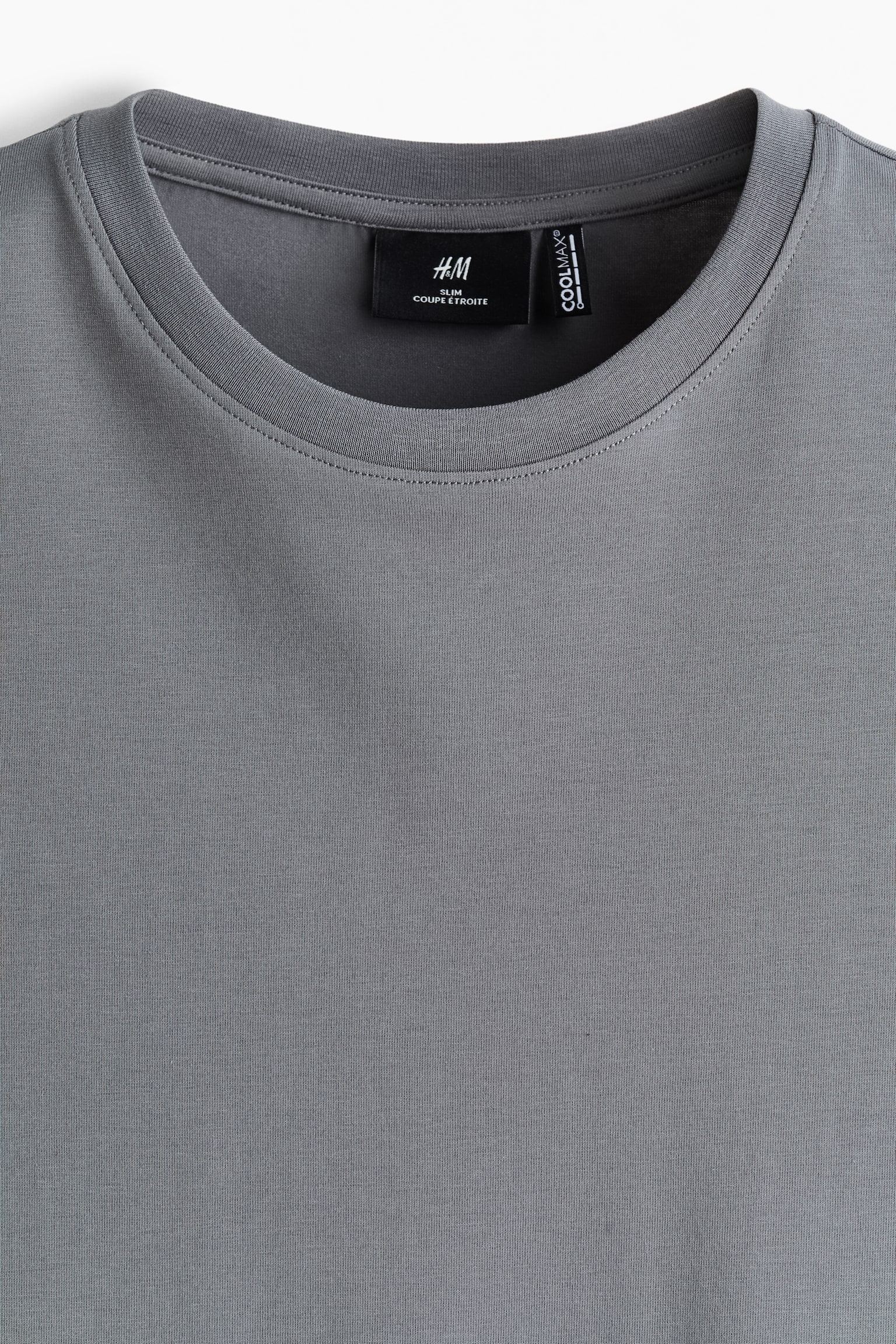 COOLMAX® Slim Fit T-shirt - Grey/White/Black/Blue/Dark grey - 2