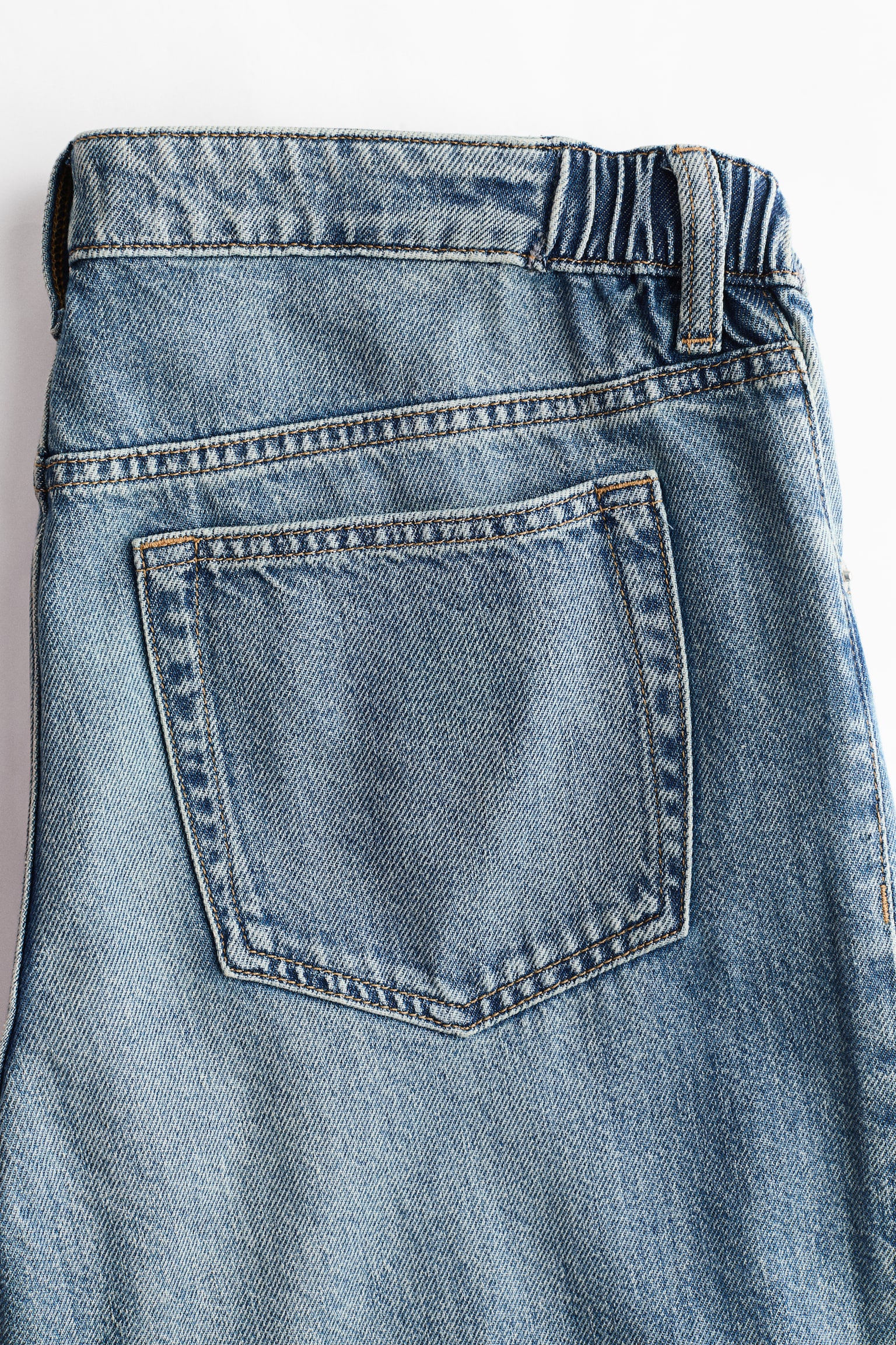 Женские джинсы H&M Mama Baggy Low-Waist, цвет: Джинсовый синий — фото 5