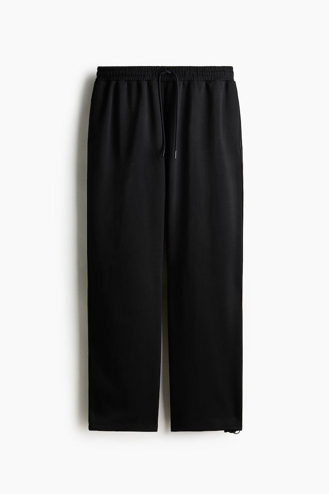 Loose Fit Sports joggers - Black/Black/Burgundy/Grey marl - 1