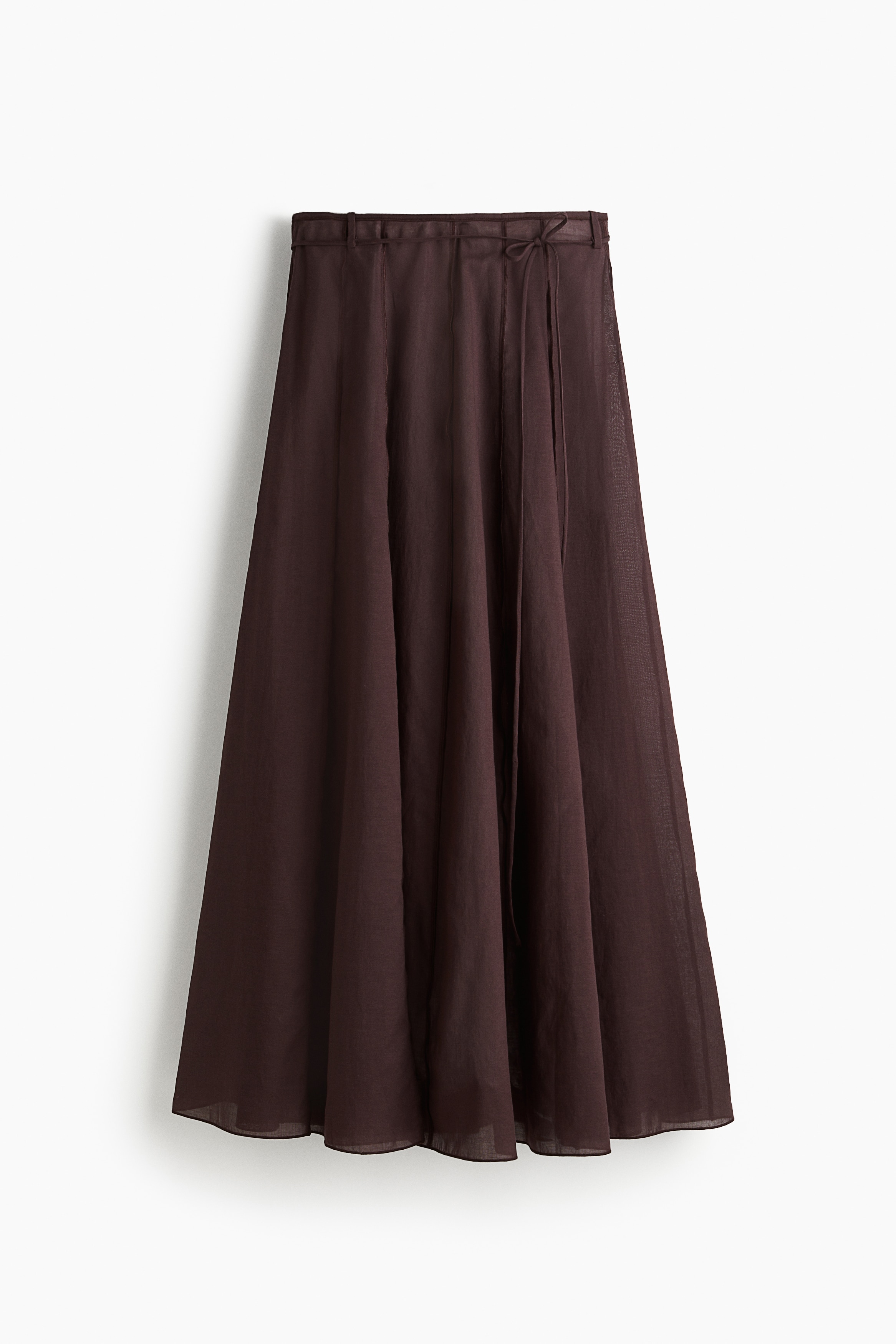 Voluminöser Rock - Weinrot