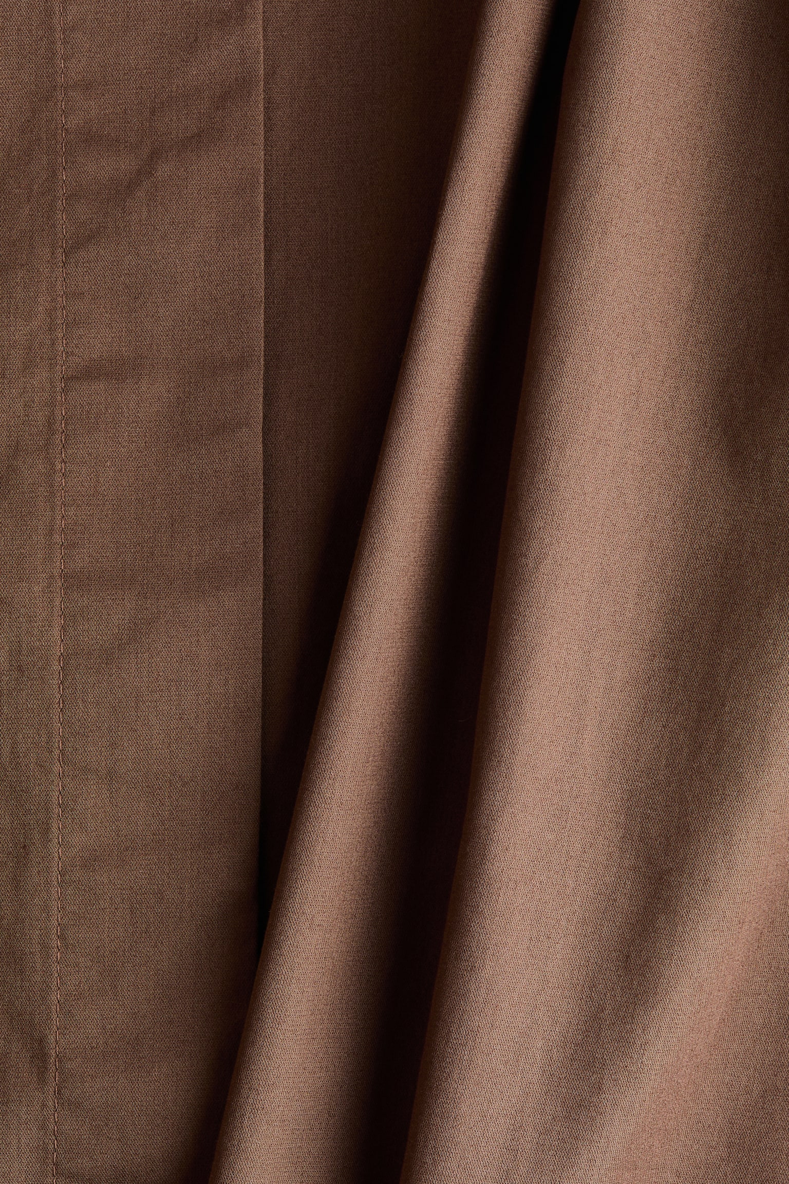 Áo kiểu cotton tay bồng - Màu nâu đậm/Màu be nhạt/Kẻ ca rô - 3