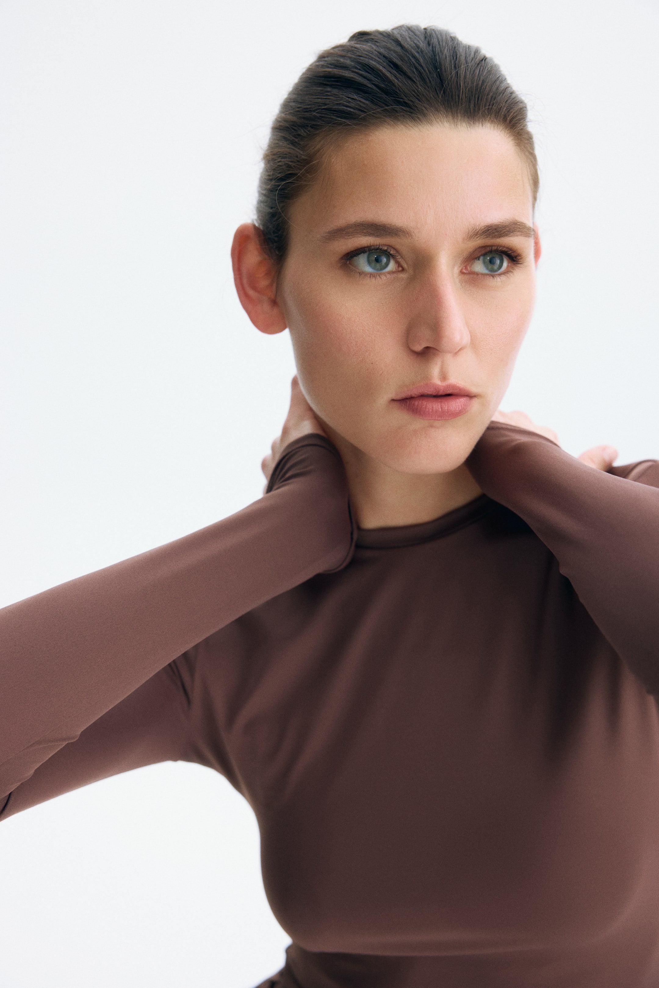 Long-sleeved Microfiber Top