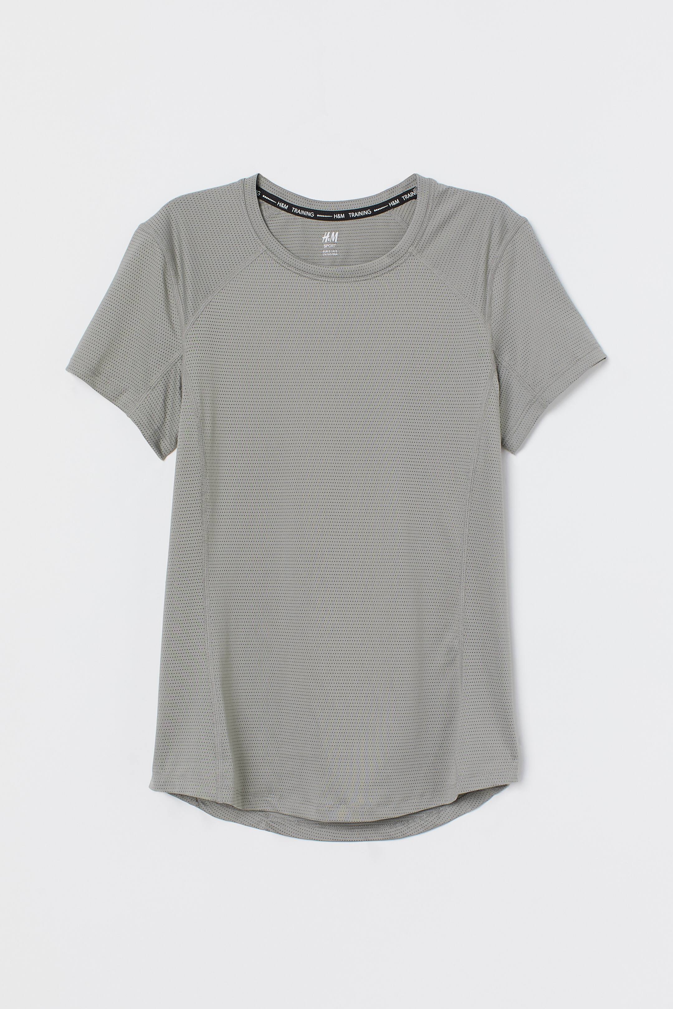 View larger image: Sports top - Light khaki green - Ladies | H&M 1