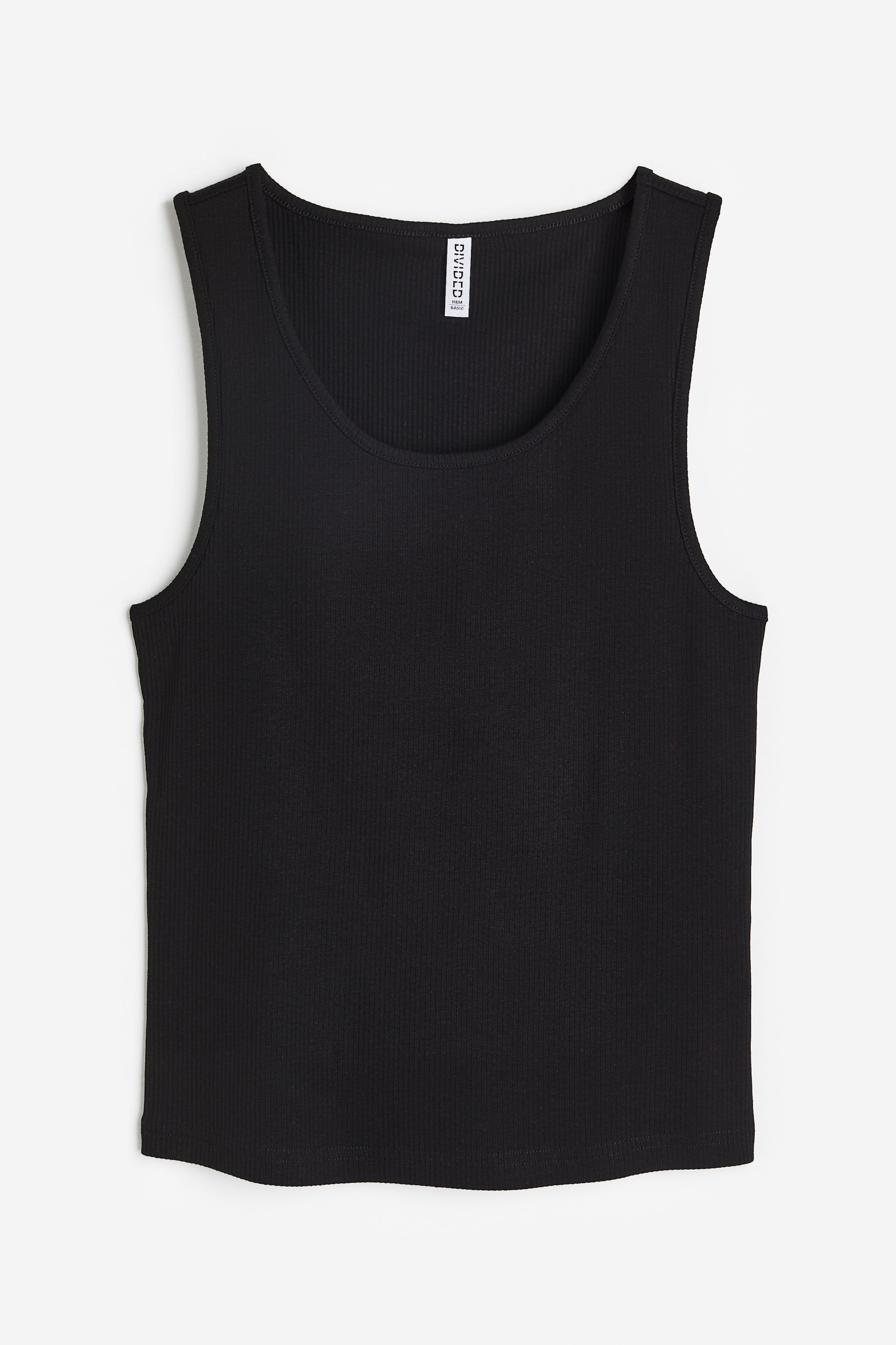 Ribbed Cotton Tank Top