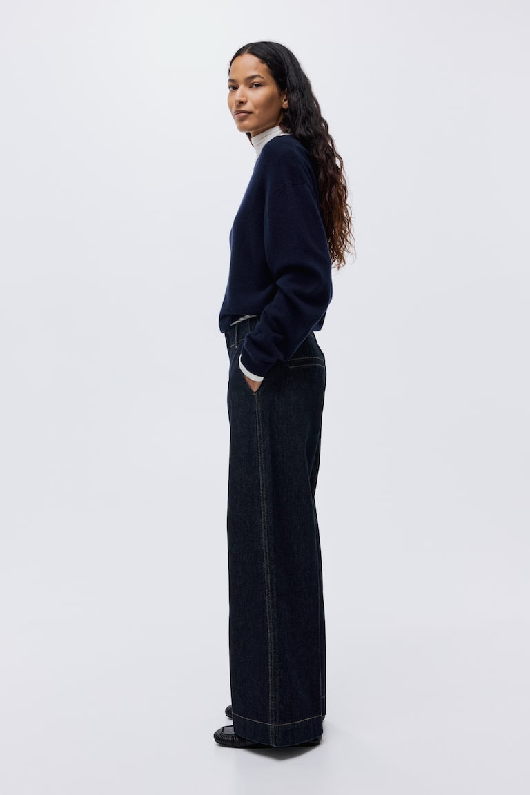 Wide High Jeans