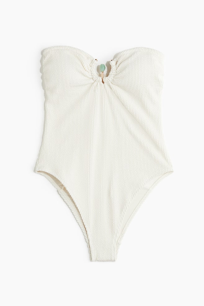 Bandeaubadpak met padded cups - Roomwit - 1
