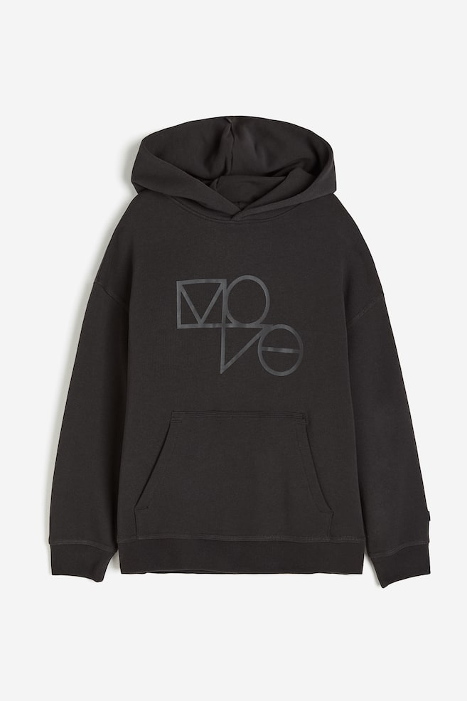 DryMove™ Cotton hoodie - Black/Brown - 2