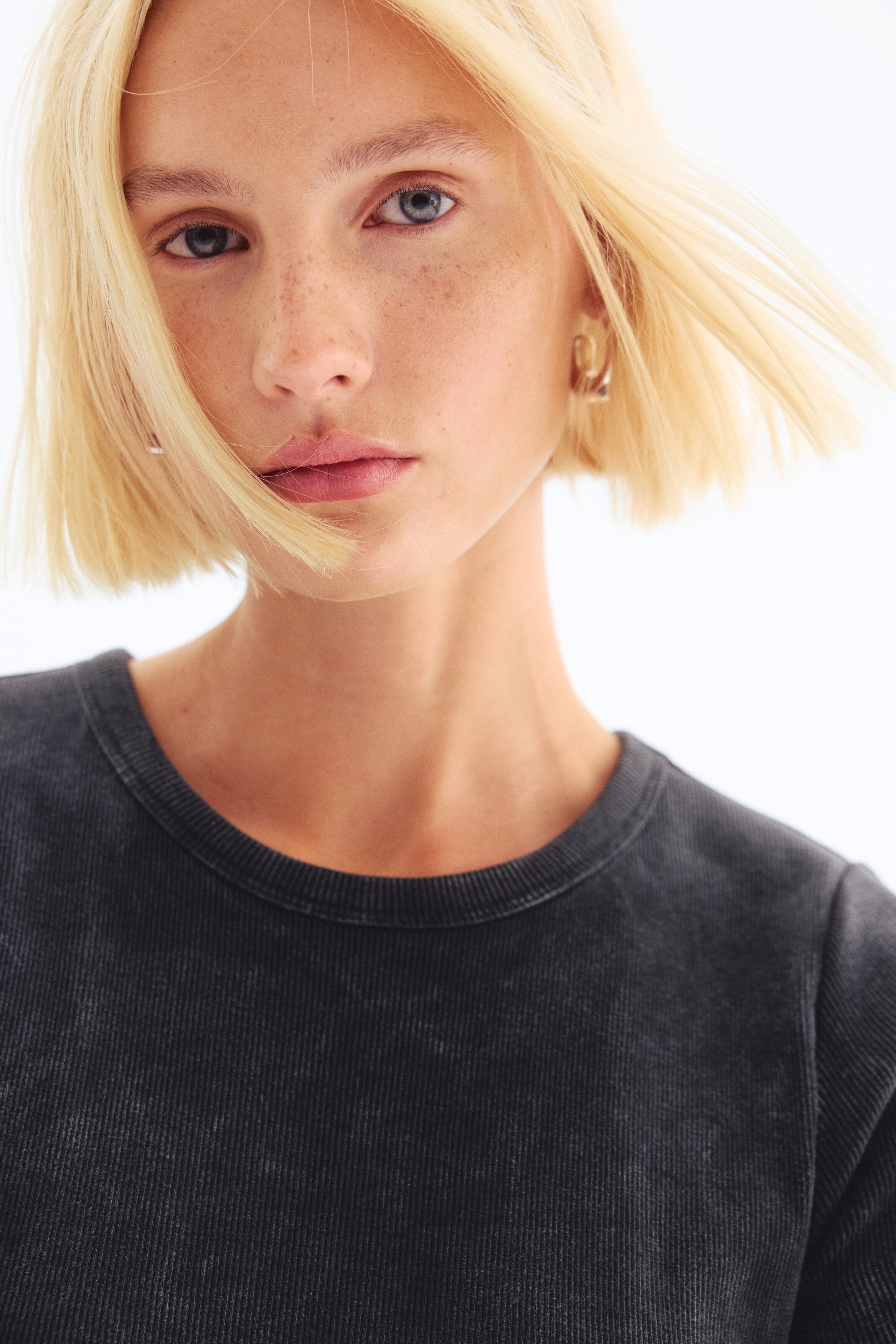 Ribbed cotton dress