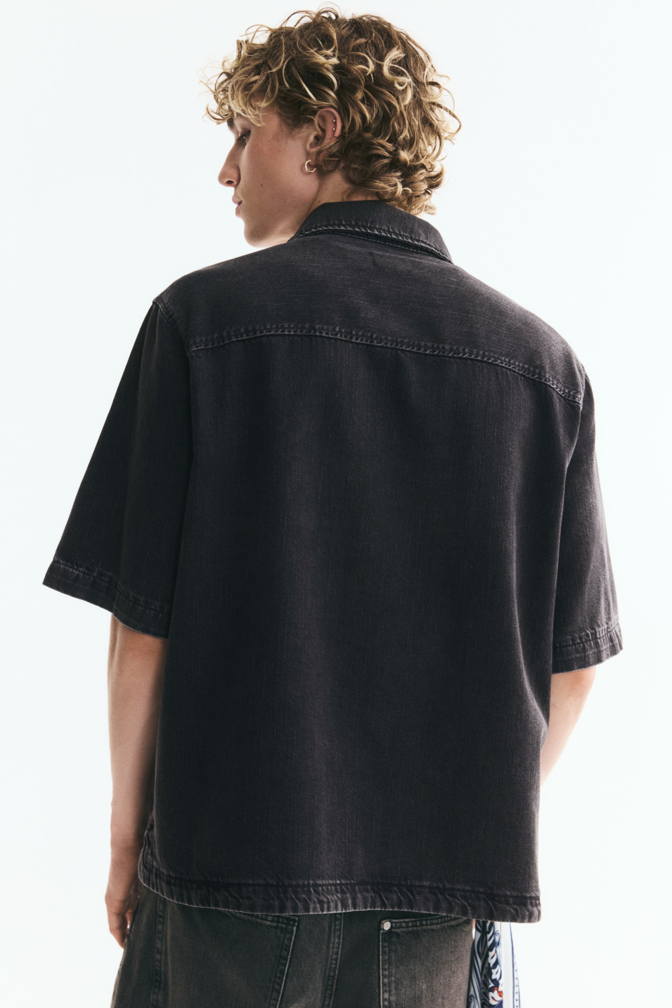 Regular-Fit Denim Resort Shirt