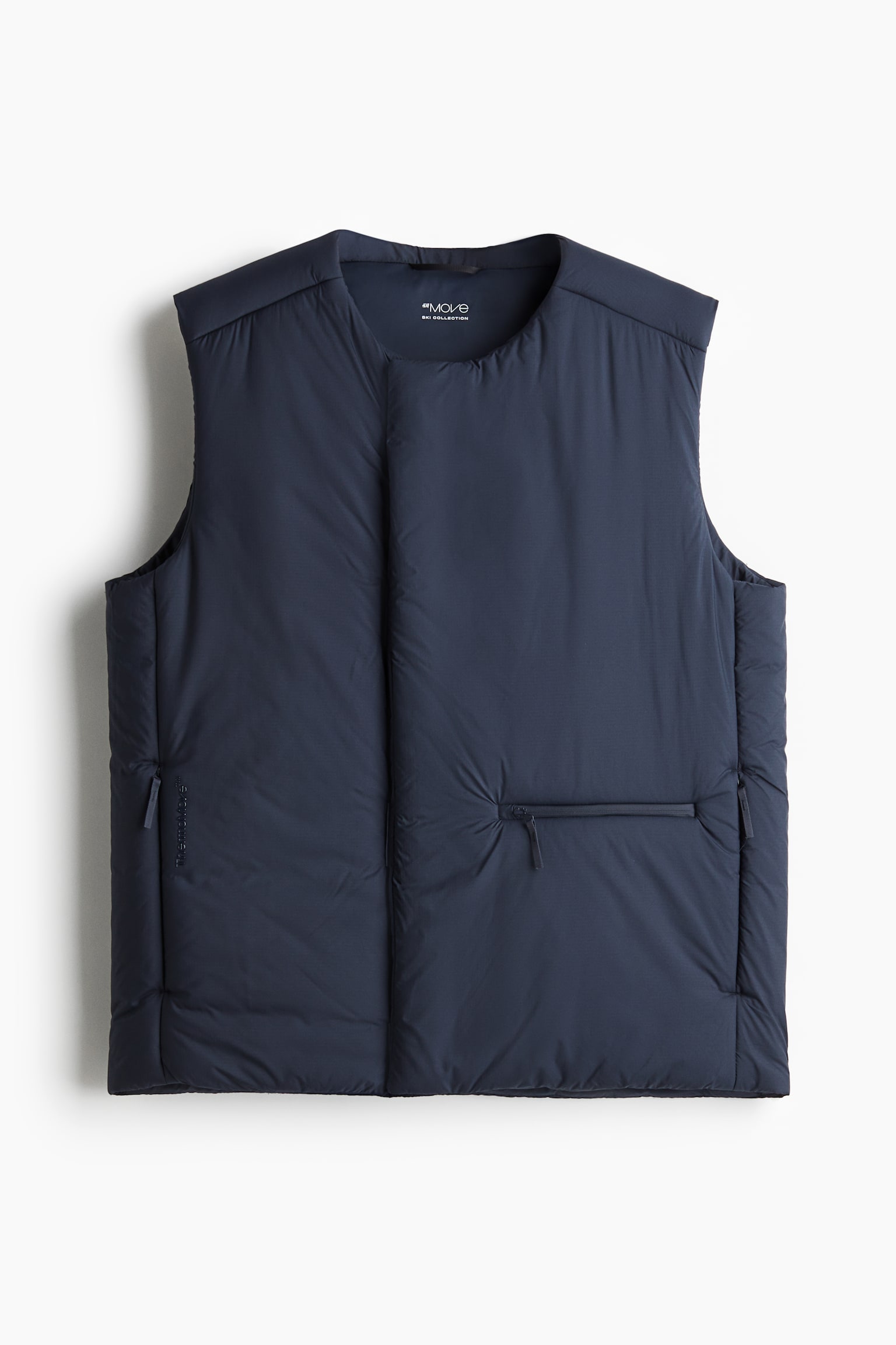 Regular Fit Padded Ski Vest in ThermoMove™ - Dark blue - 2