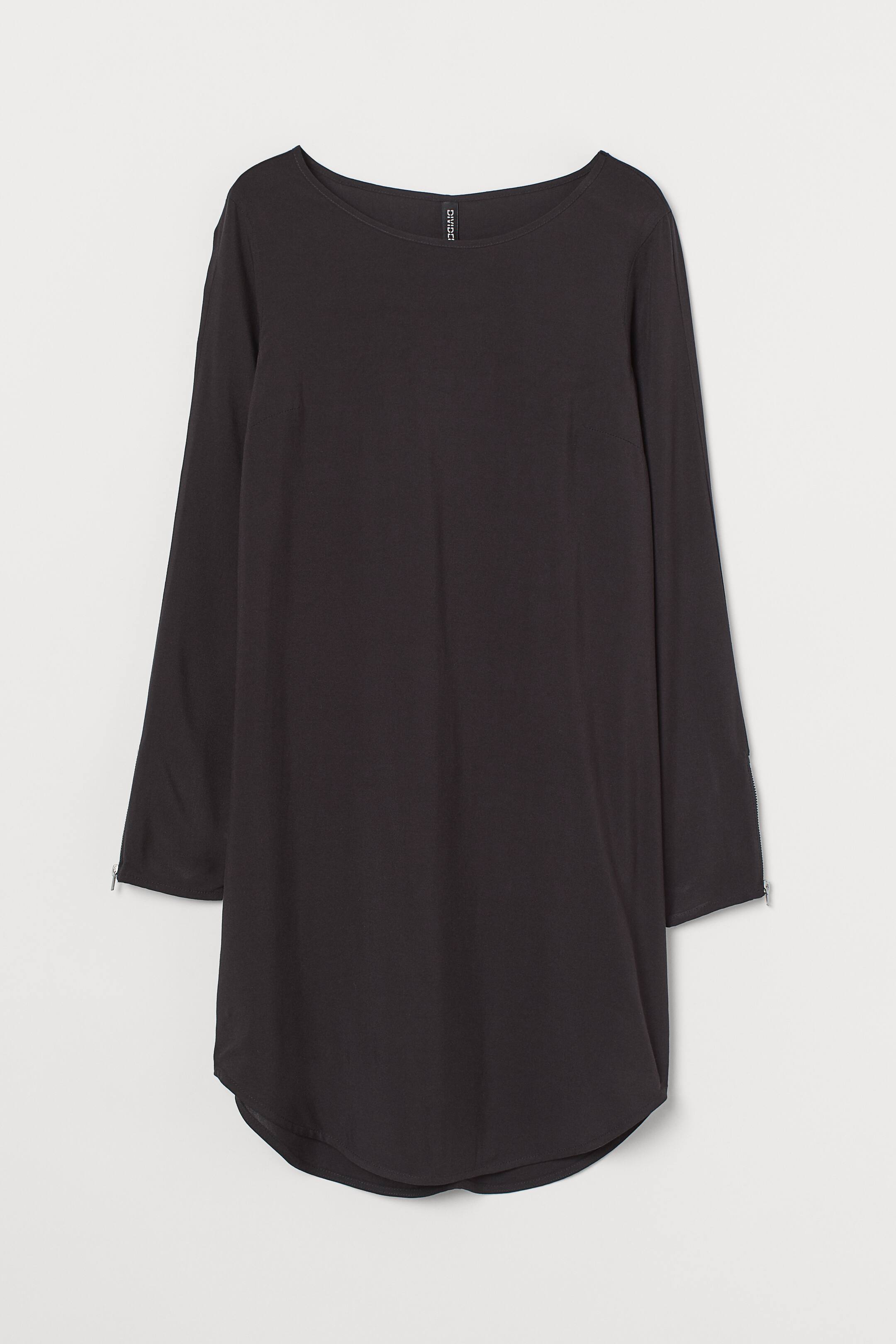 Vis større bilde: Kort kjole i viskose - Sort - DAME | H&M NO 1