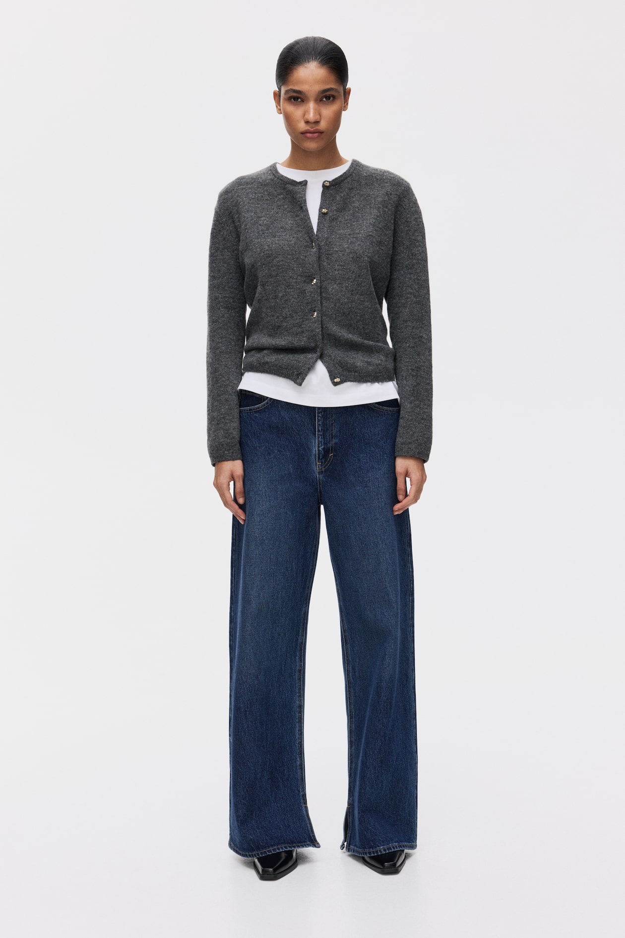 Fine-Knit Cardigan - image 2