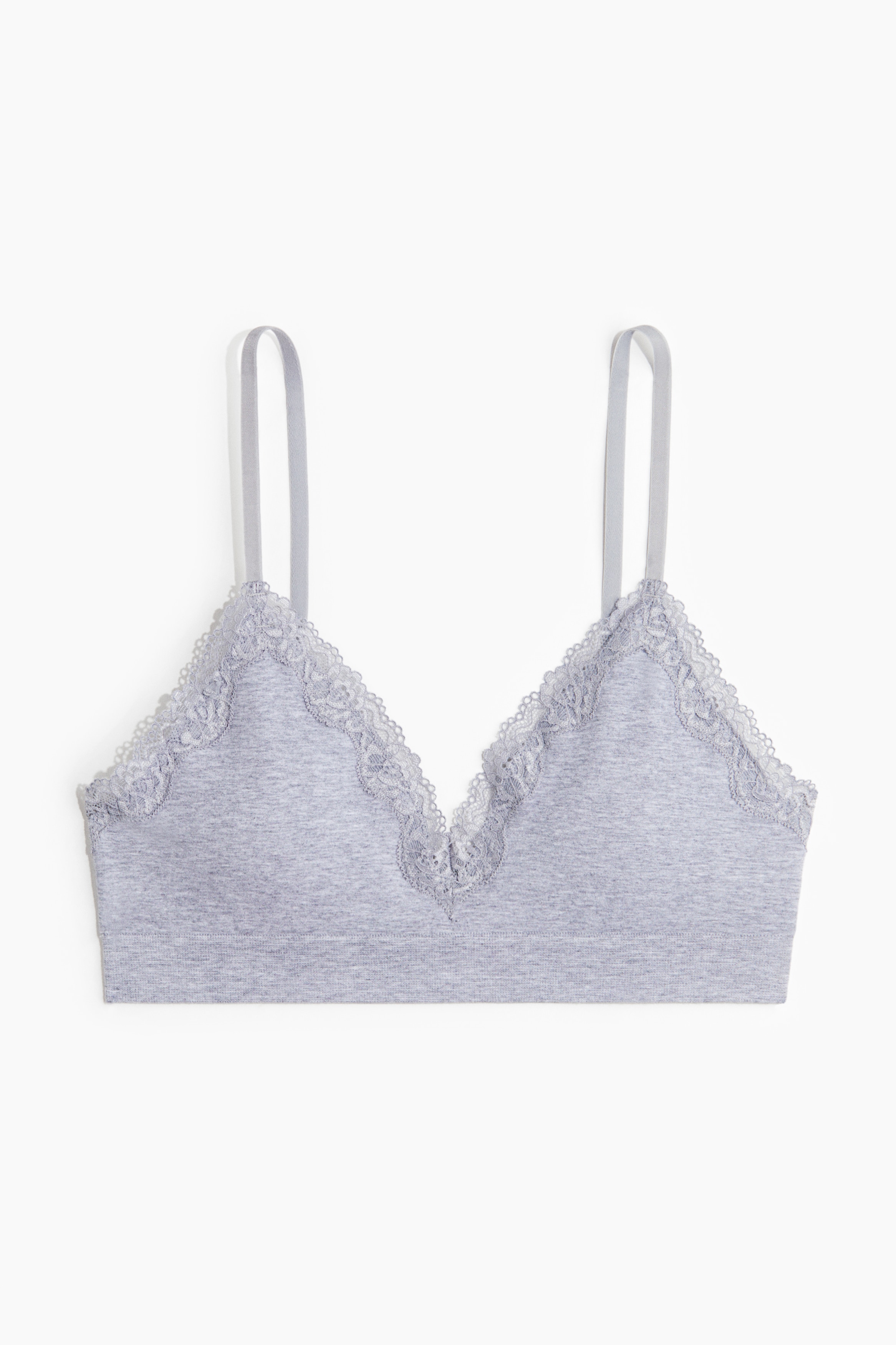Morbido reggiseno imbottito Seamless - Grigio mélange/Rosa chiaro/Bianco/Azzurro/Beige pallido/Nero/Azzurro