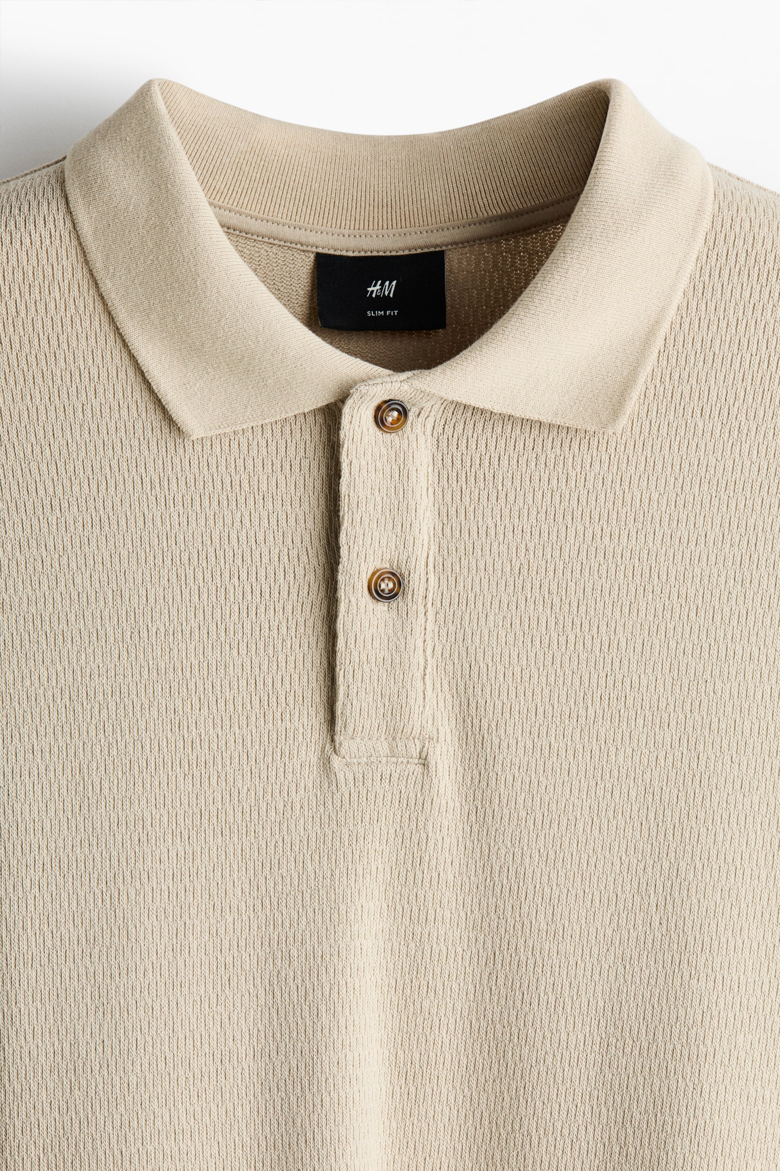 Slim Fit Polo Shirt - Beige/Dark beige/White/Navy blue/White/Navy blue - 2