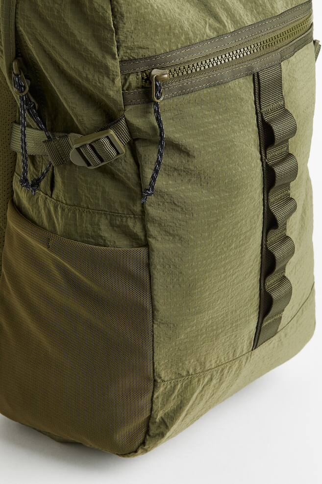 Packable outdoor backpack - Dark green/Black - 3