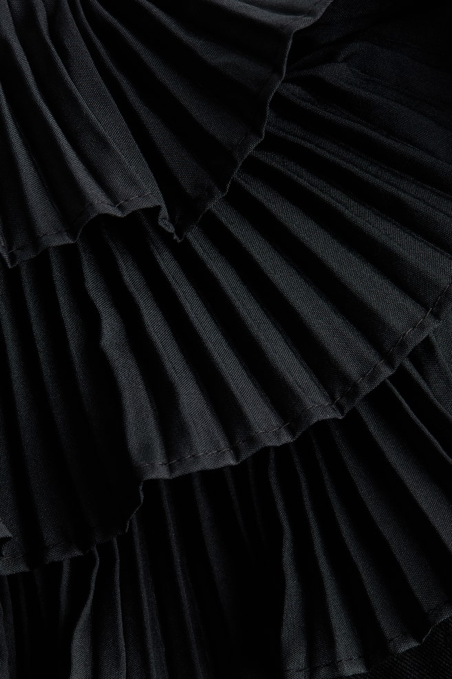 Off-the-Shoulder Dress - Black - 6