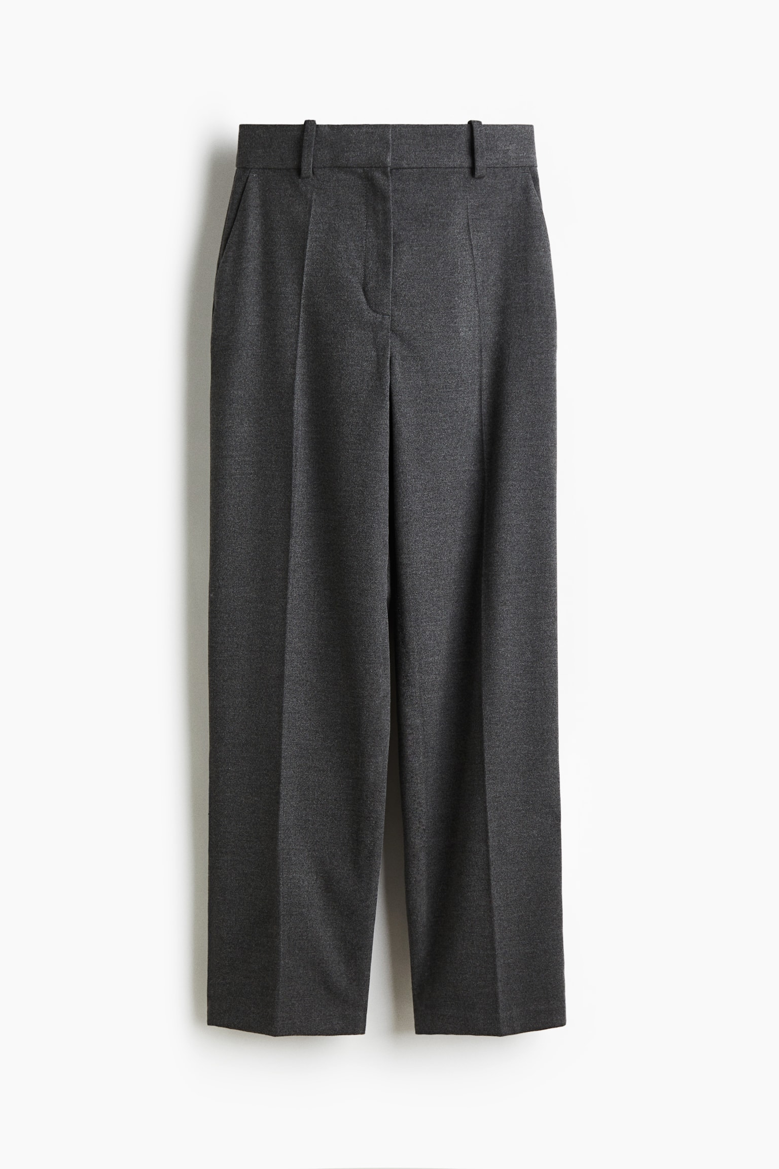 Женские брюки H&M Tapered, цвет: Серый — фото 1
