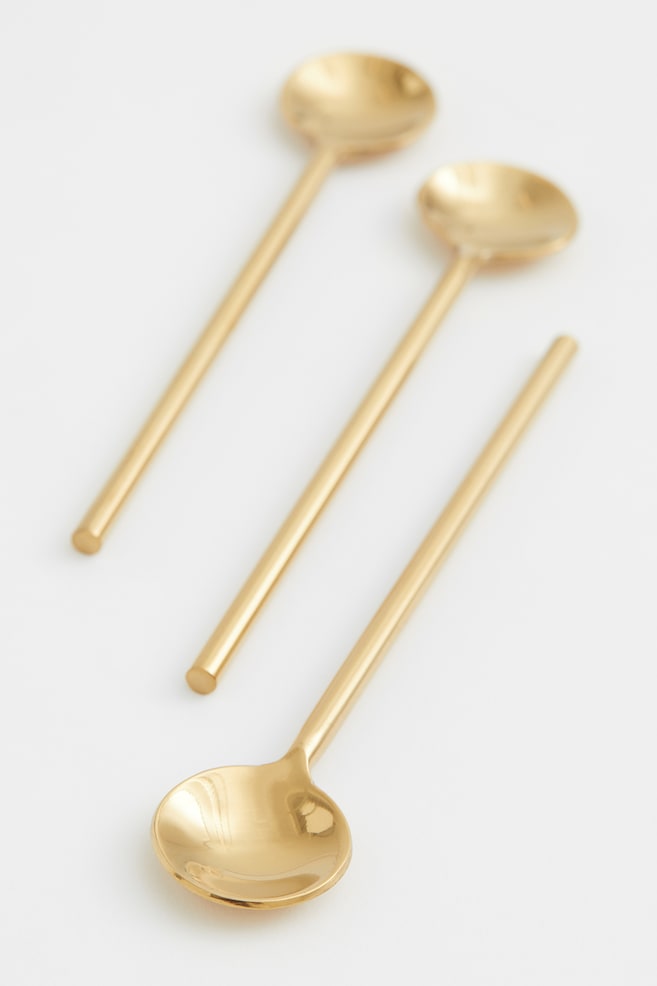 3-pack spoons - Gold-coloured - 2