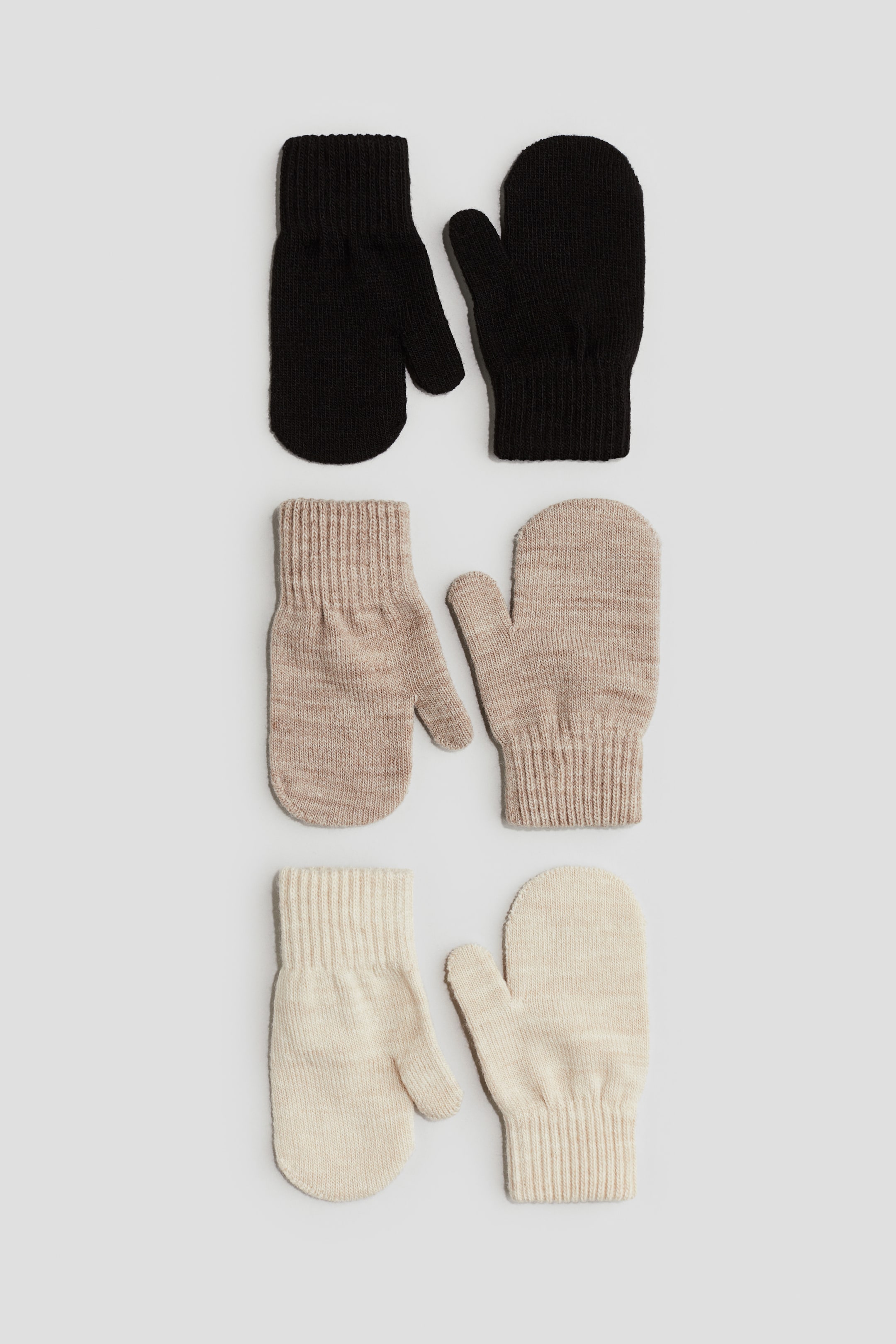 3-pack Mittens