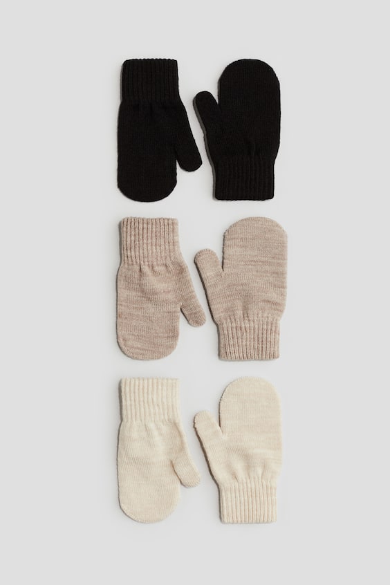 Детские варежки H&M (3 пары)