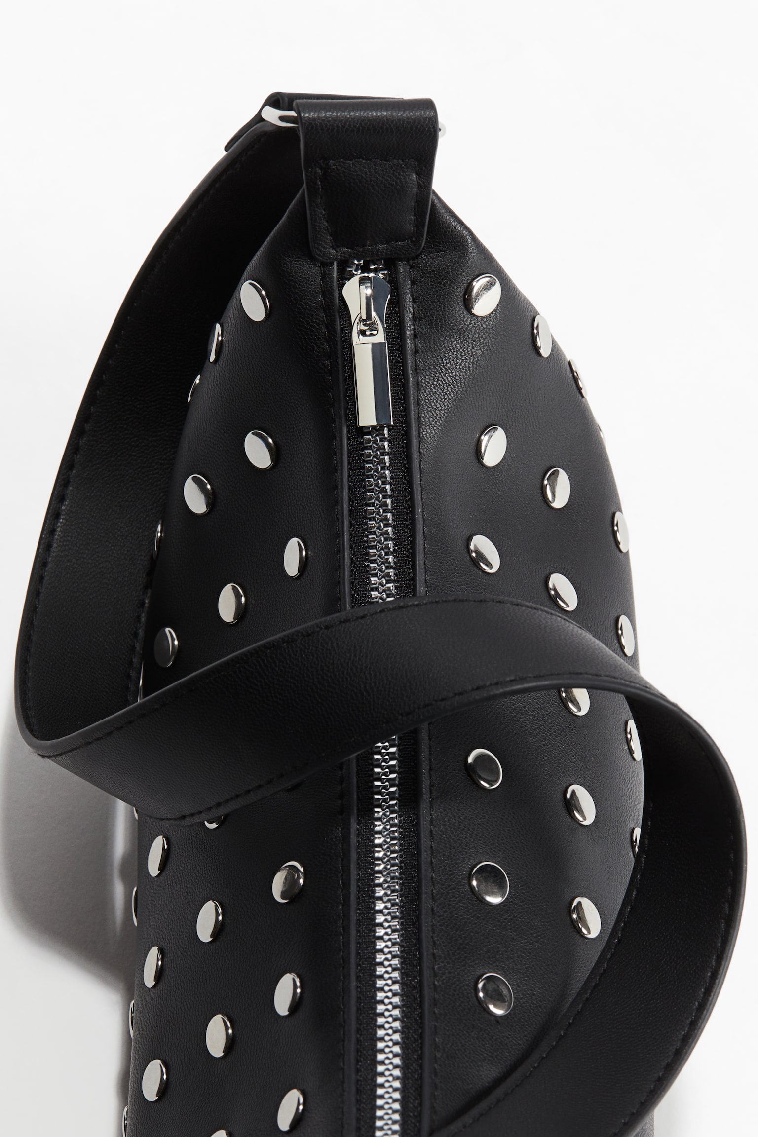 Studded shoulder bag - Black - 2