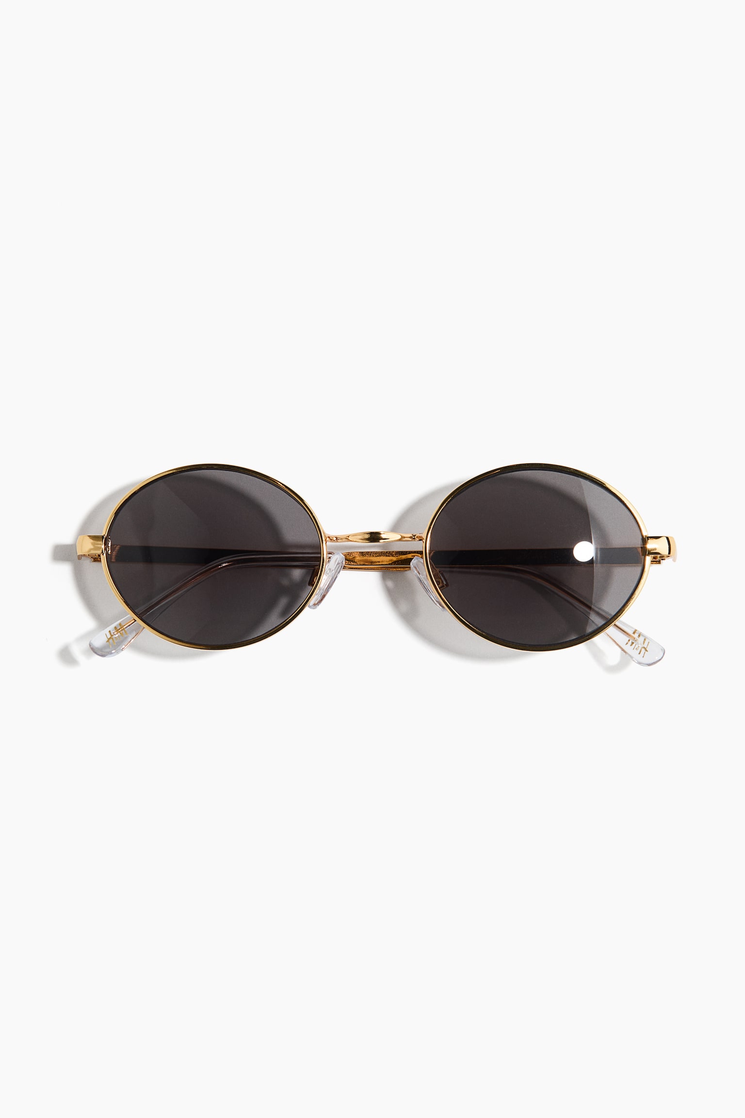Oval sunglasses - Gold-coloured/Black/Gold-coloured - 2