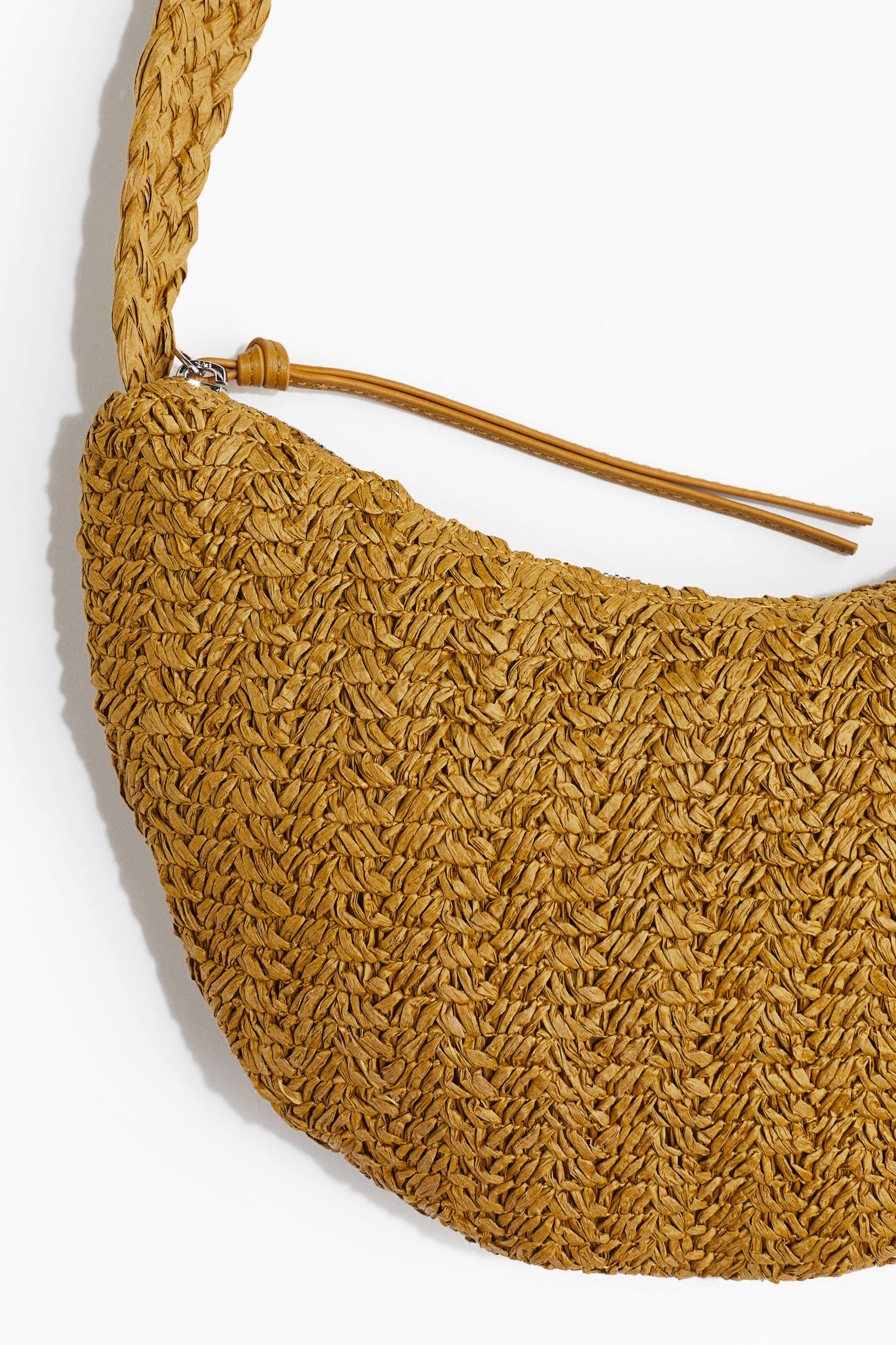 Женская сумка H&M Straw Crossbody, цвет: Хаки зелёный — фото 2