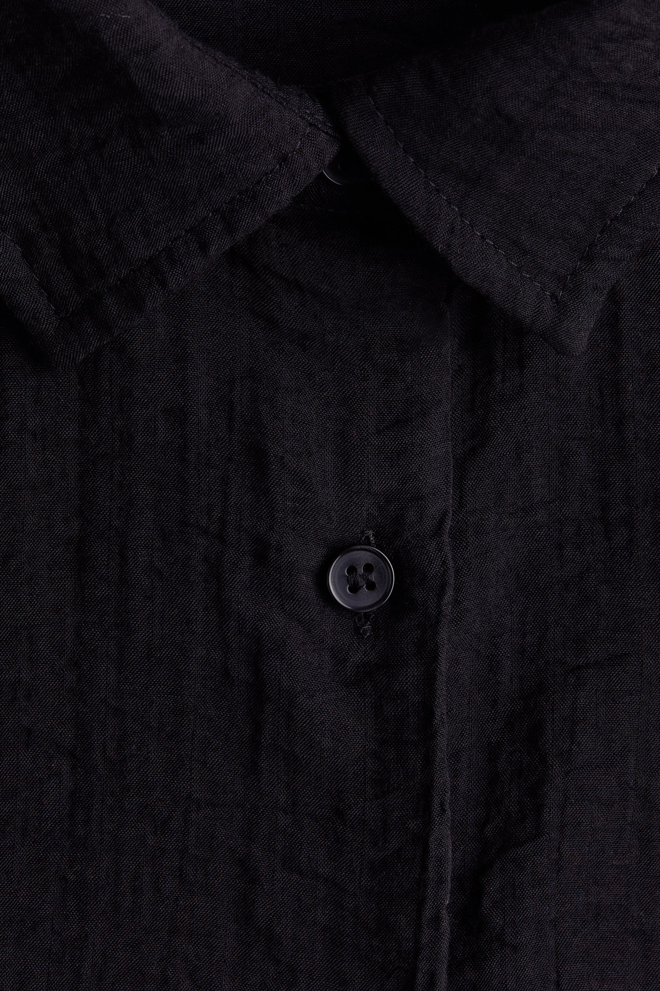 Женские рубашки H&M Crinkled Viscose-Blend Shirt — фото 4
