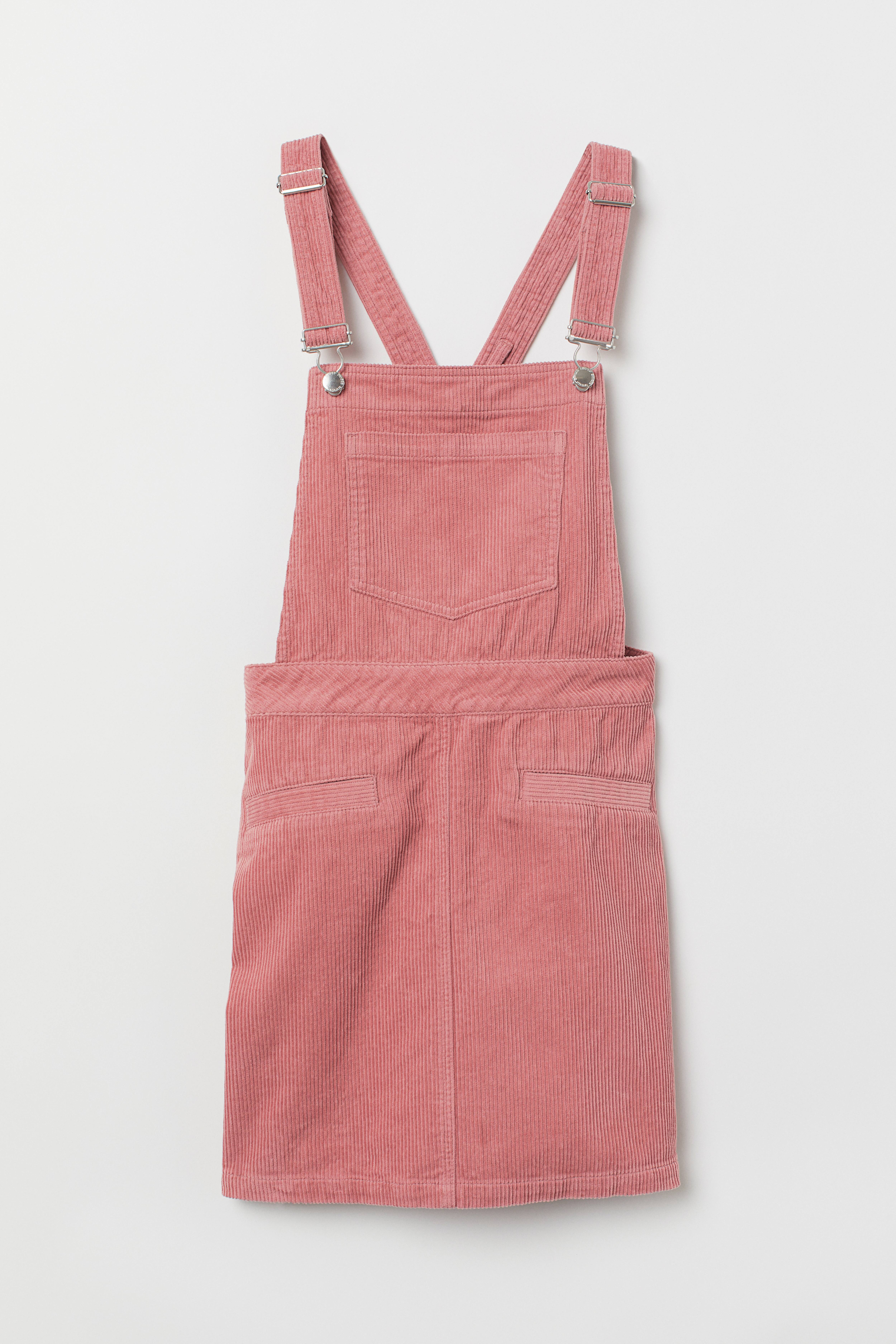 Pink dungaree dress best sale