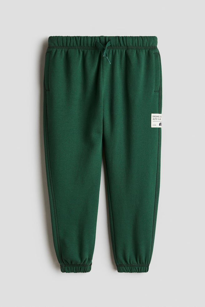 Cotton Joggers - Green - 1