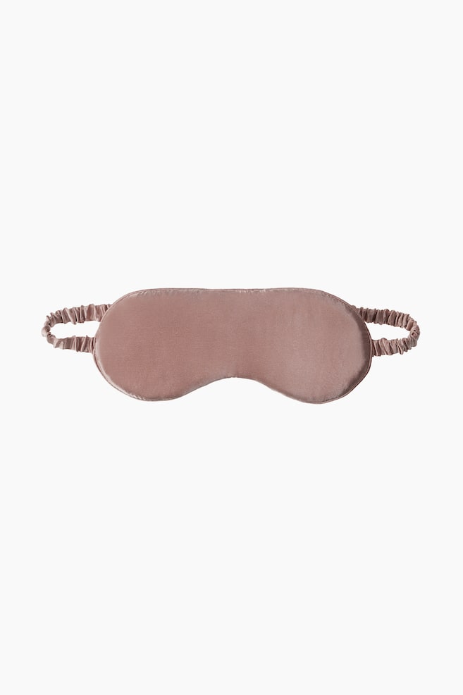 Masque de sommeil en soie - Rose ancien - 1
