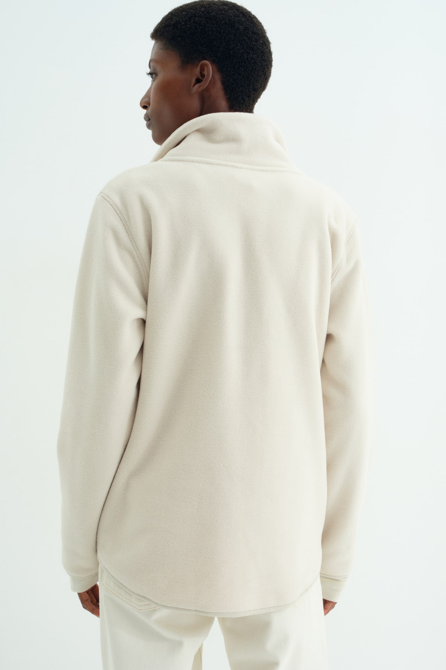 MAMA Bärjacka i fleece Before & After - Ljusbeige - 5