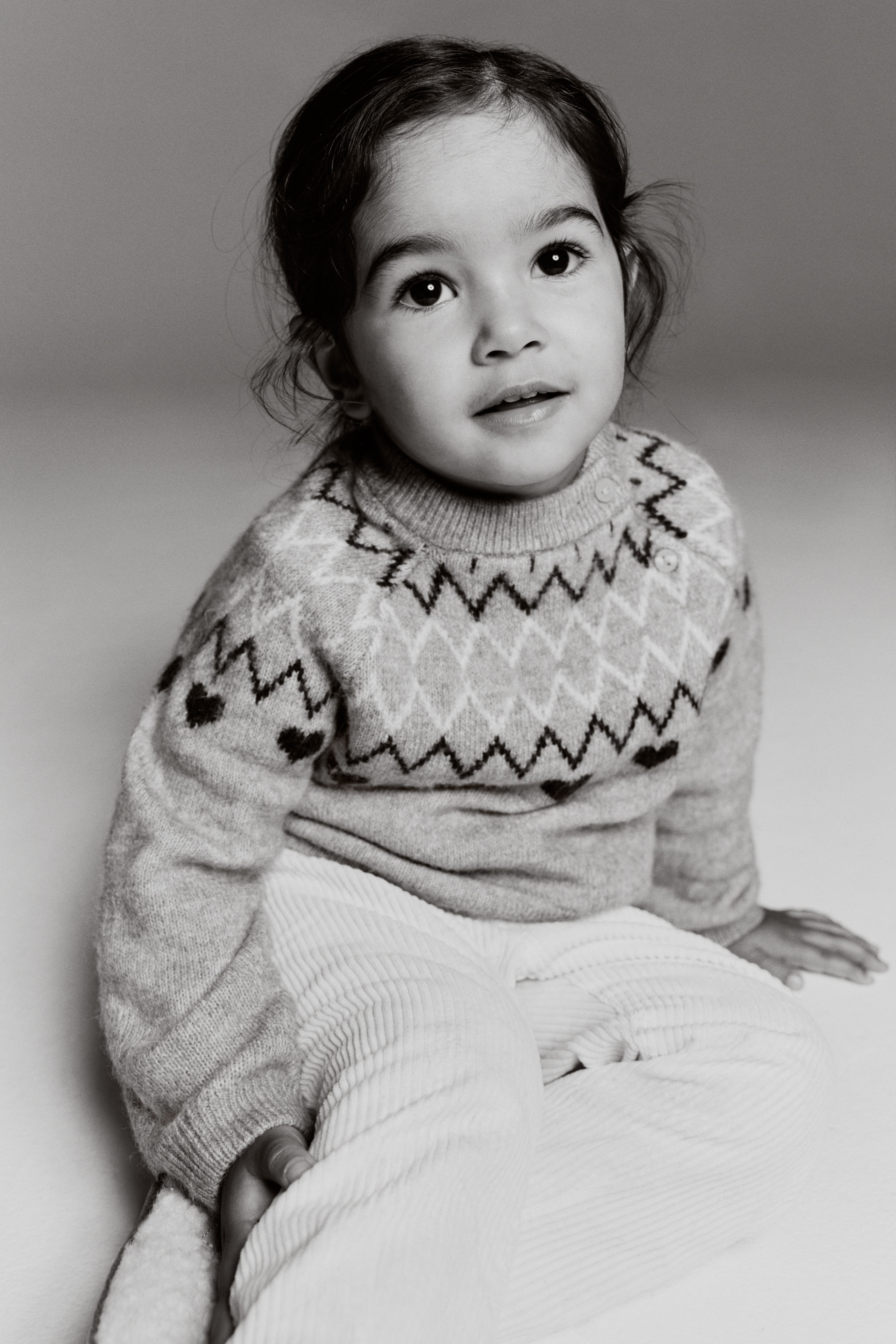 Jacquard-Knit Sweater