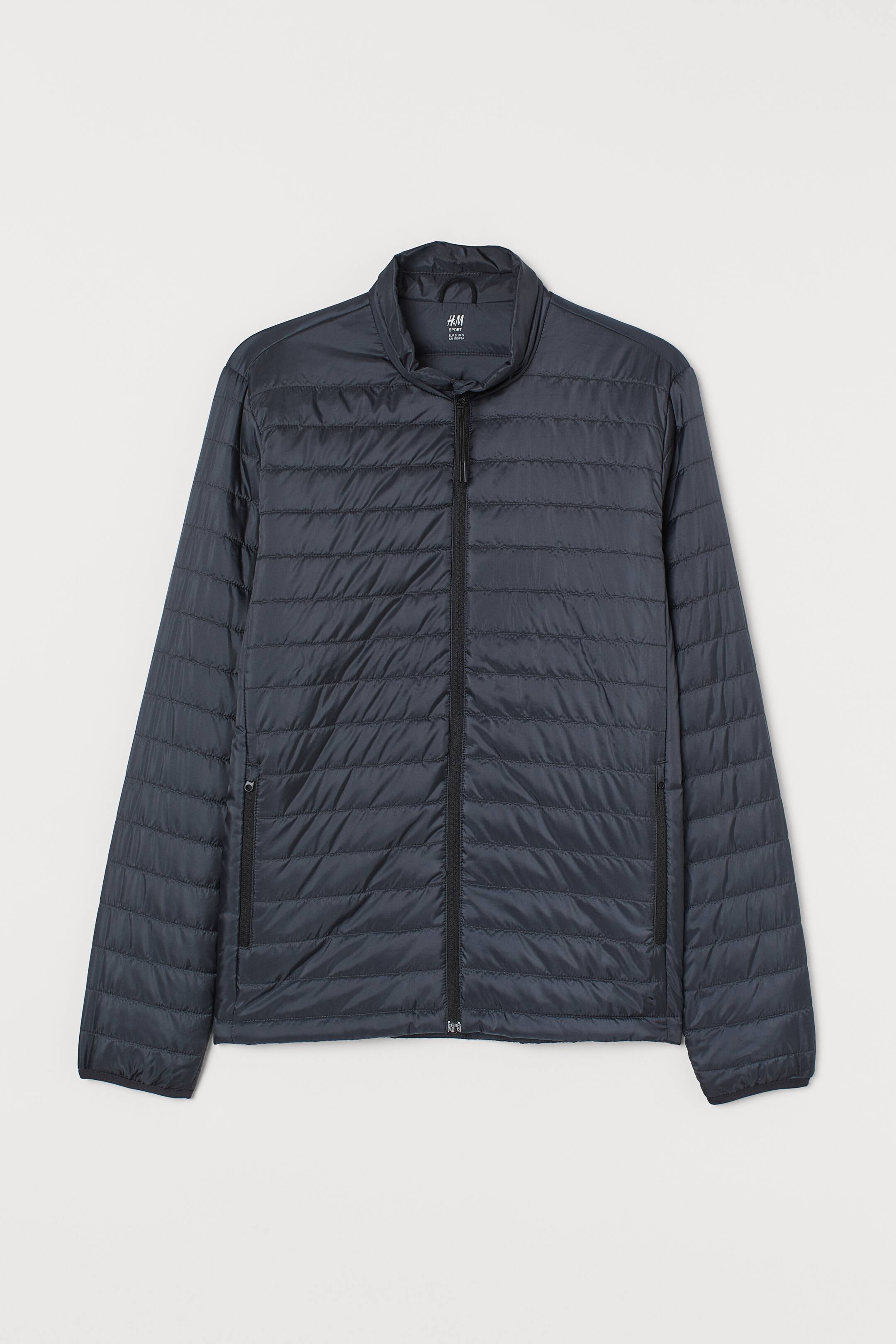 View larger image: Padded outdoor jacket - Dark blue - Men | H&M 1