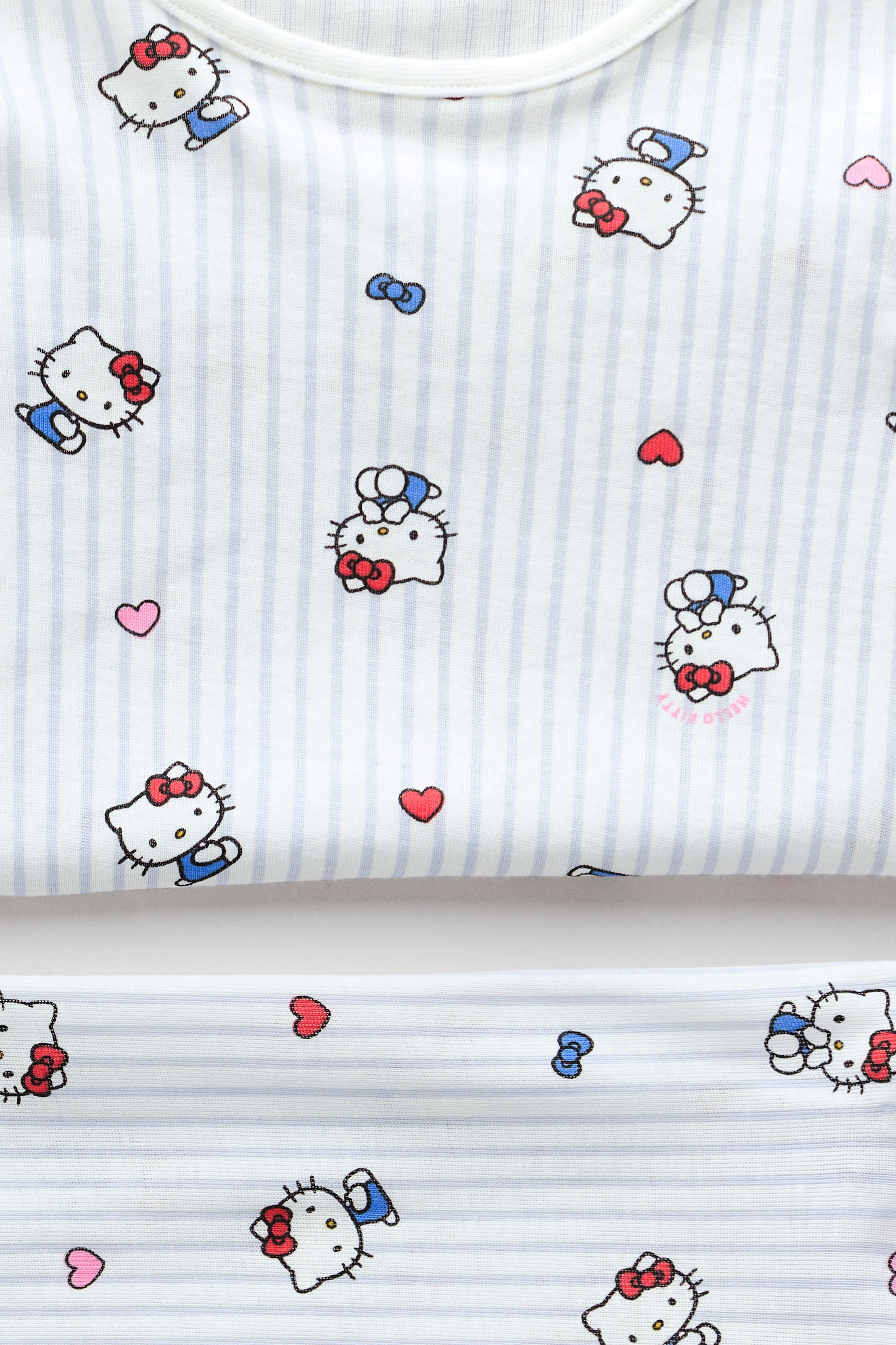 Snug-Fit Printed Cotton Pajamas