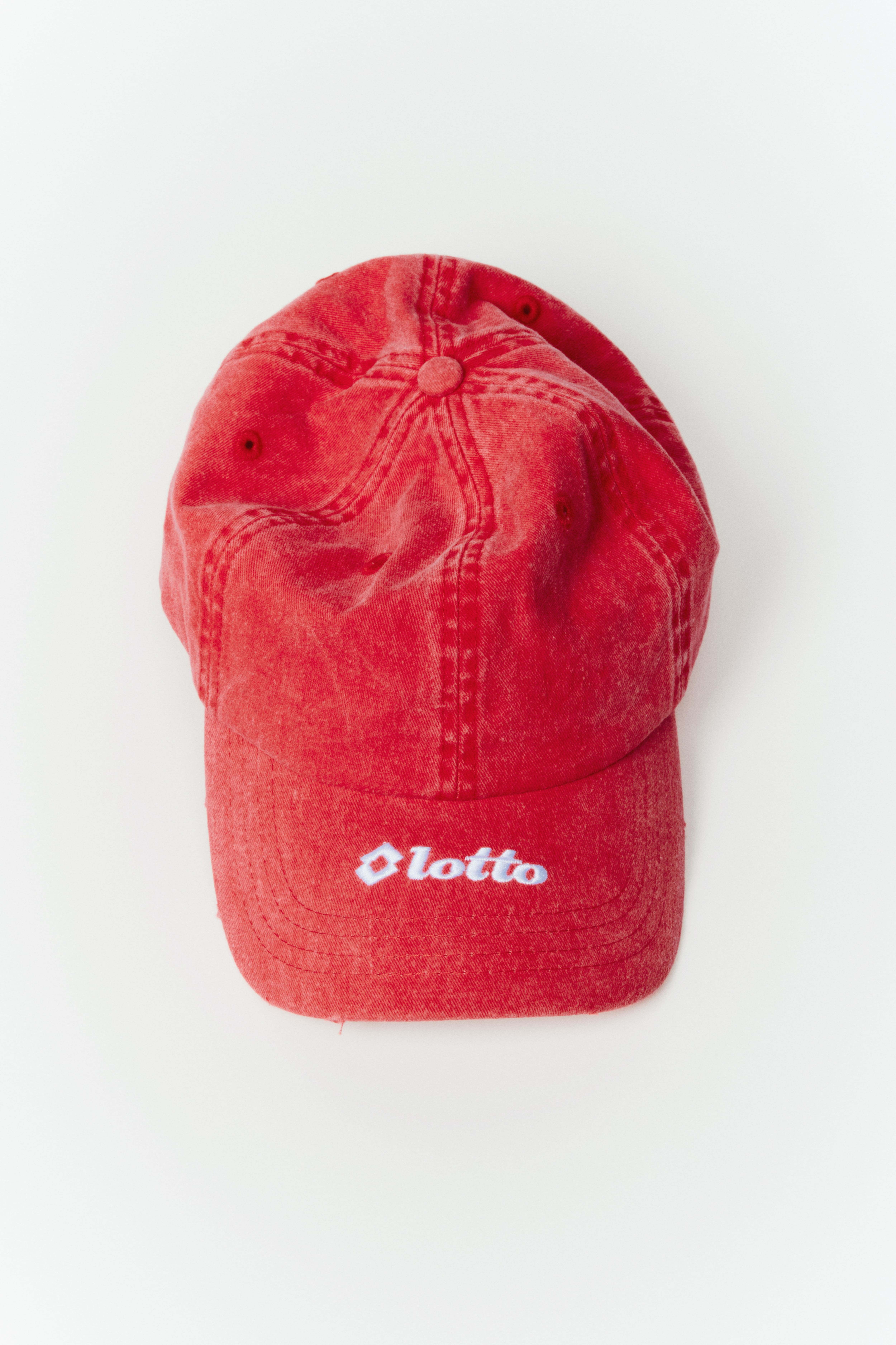 Cotton Twill Cap with Embroidered Motif