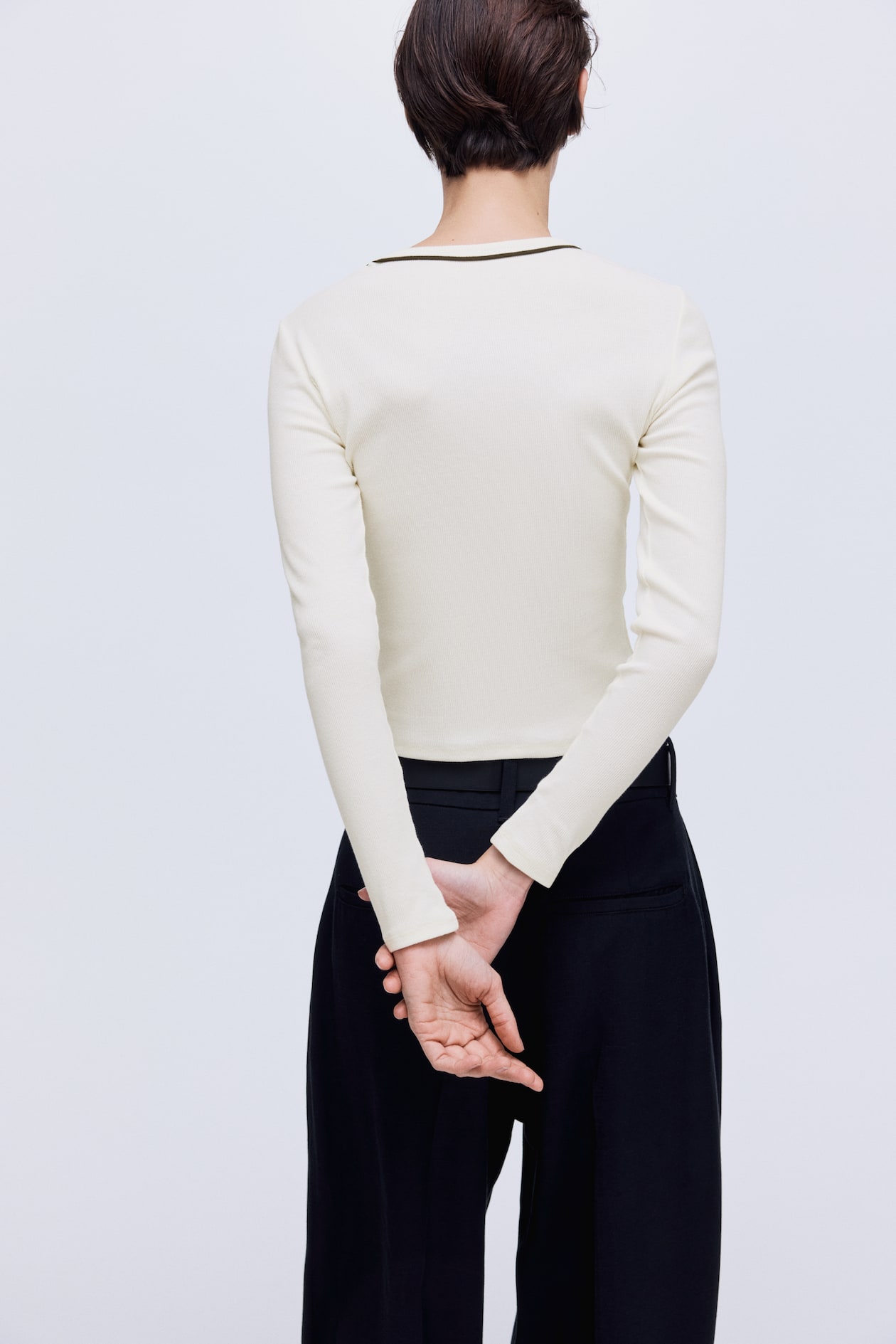 Ribbed Jersey Top - image 4