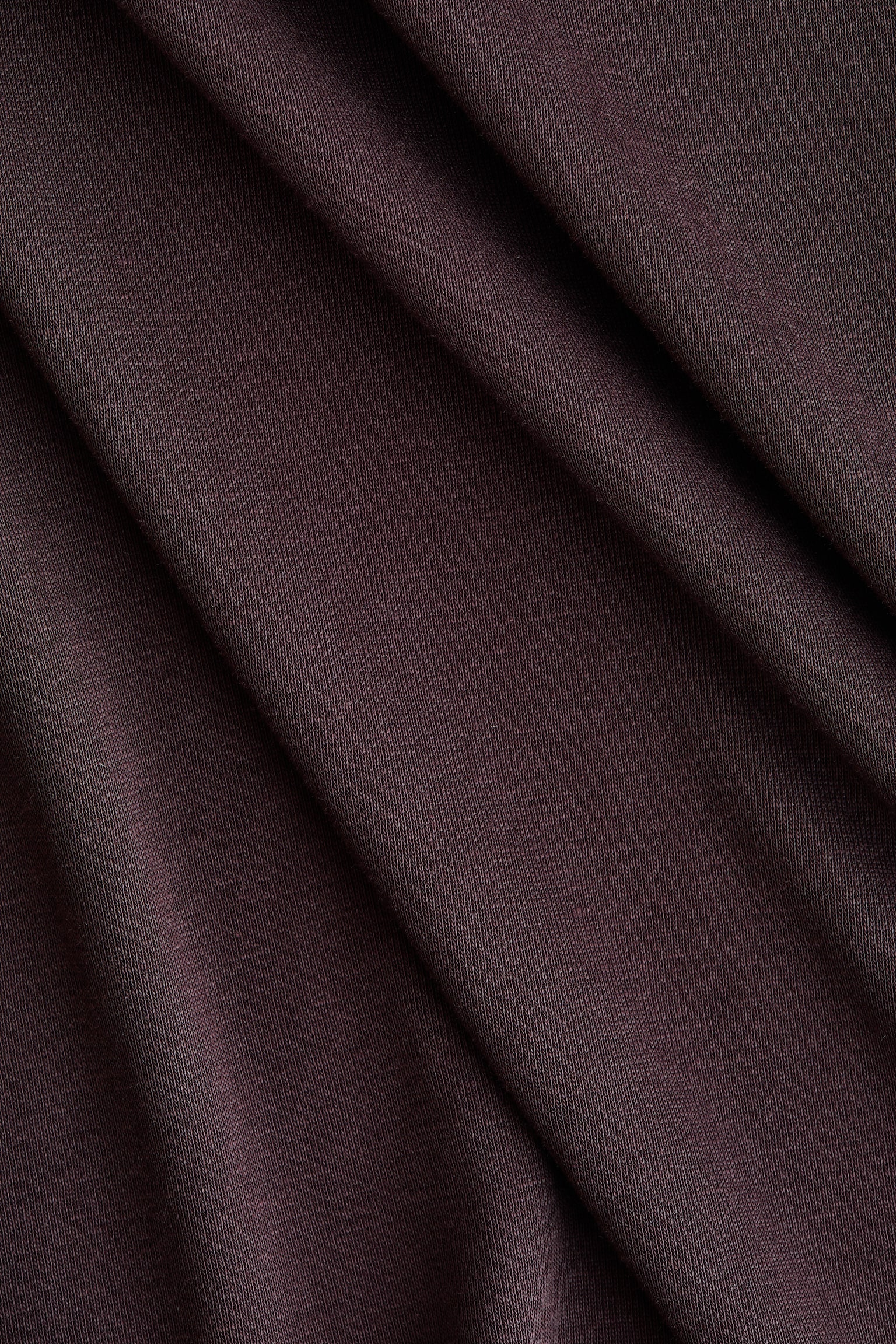 Женский топ H&M Cotton Turtleneck Top, цвет: Тёмный коричневый — фото 6