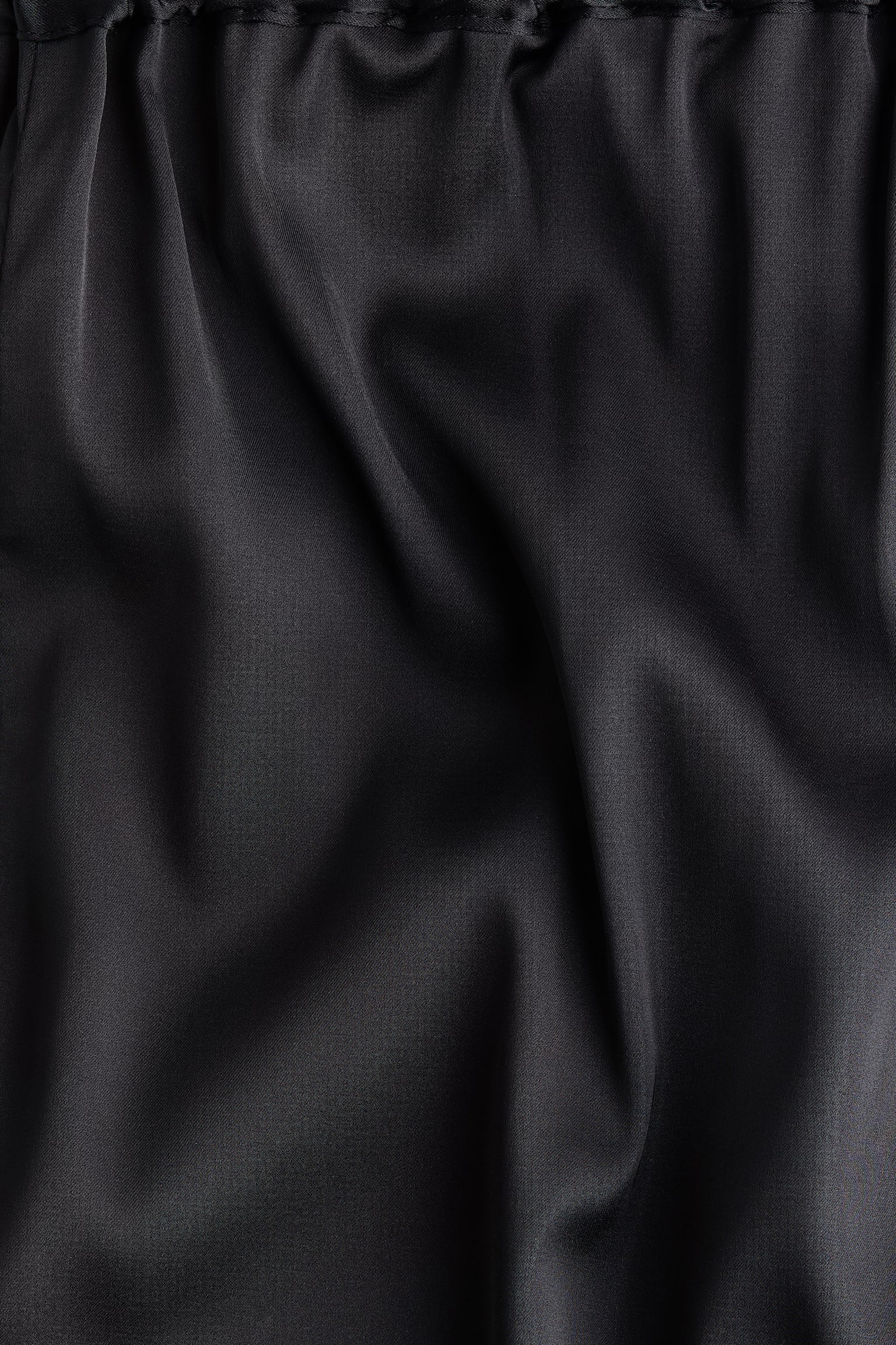 Женские брюки H&M Embroidered Satin, цвет: Чёрный — фото 6