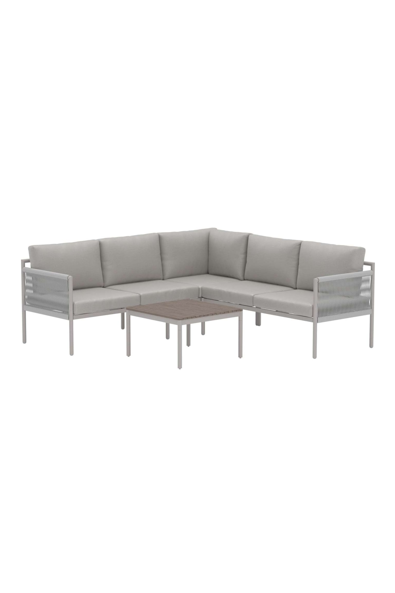 Kos Kulmasohvasetti - Polywood, Beige - 4