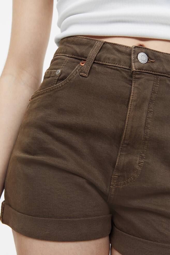 Mom Ultra High Denim shorts - Mørkebrun/Lys denimblå/Denimblå/Sort/dc/dc/dc/dc/dc - 3