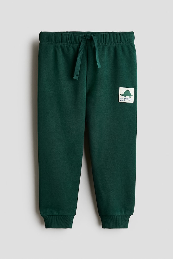 Brushed-Inside Joggers - Dark green/Stegosaurus/Light gray melange/New York/Dark blue/Saturn Quest - 1