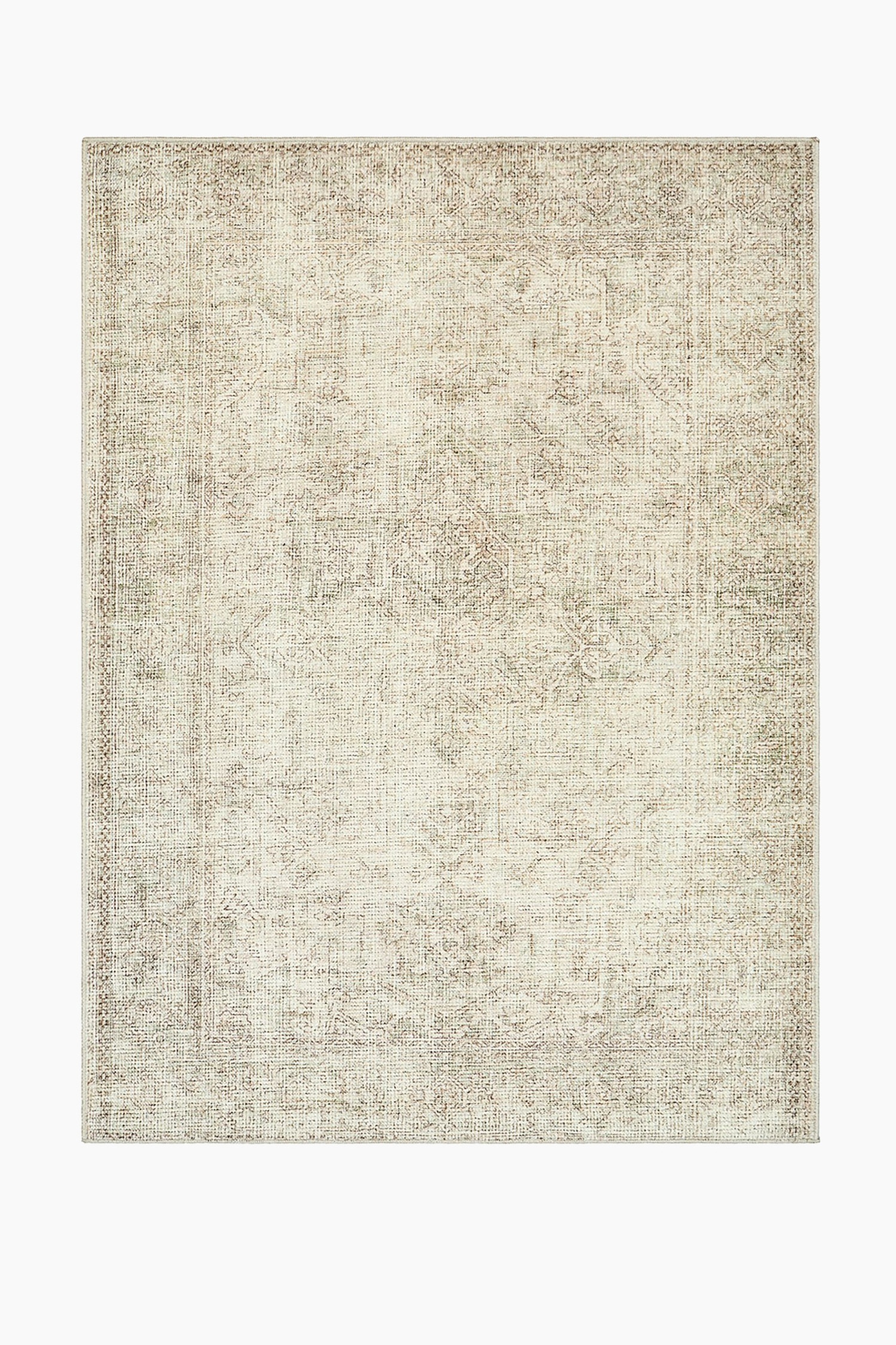 Margot Vintage Traditional Designer Rug - Green