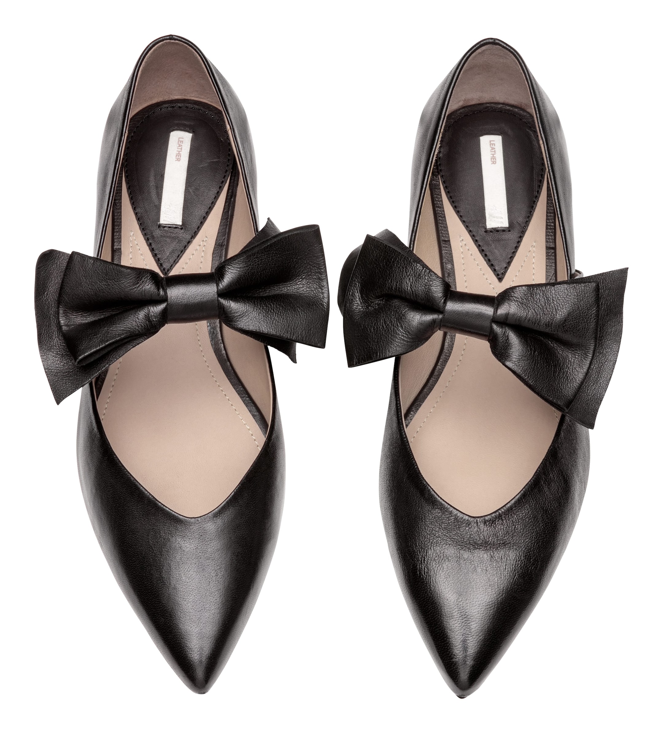 Nagyobb kép megtekintése: Balerinacipő - Fekete/bőr - NŐI | H&M HU 2