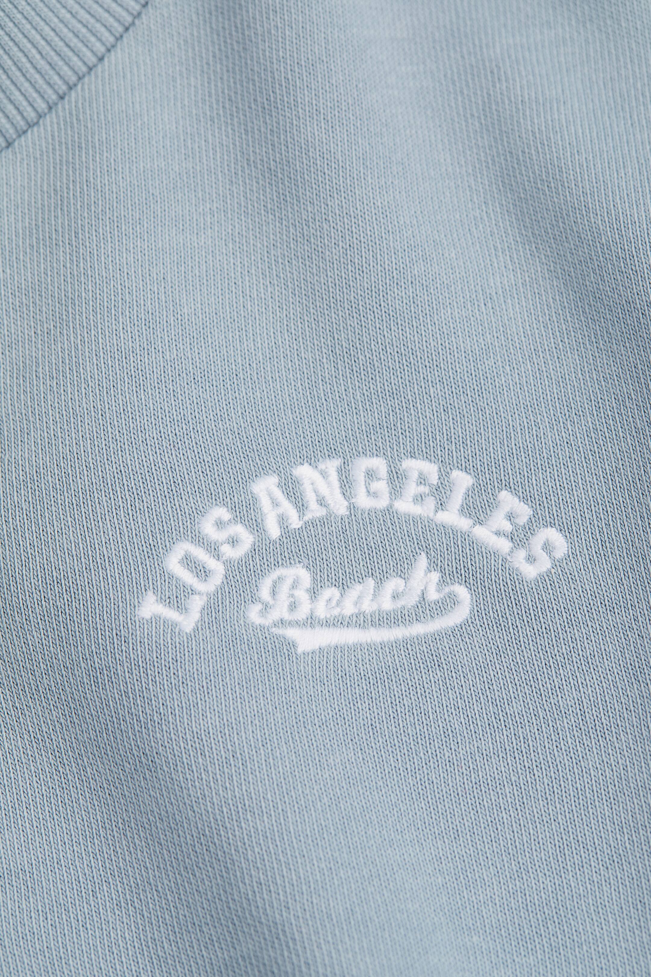 View larger image: 2-piece sweatshirt and cycling shorts set - Light blue/Grey - Kids | H&M IN 2