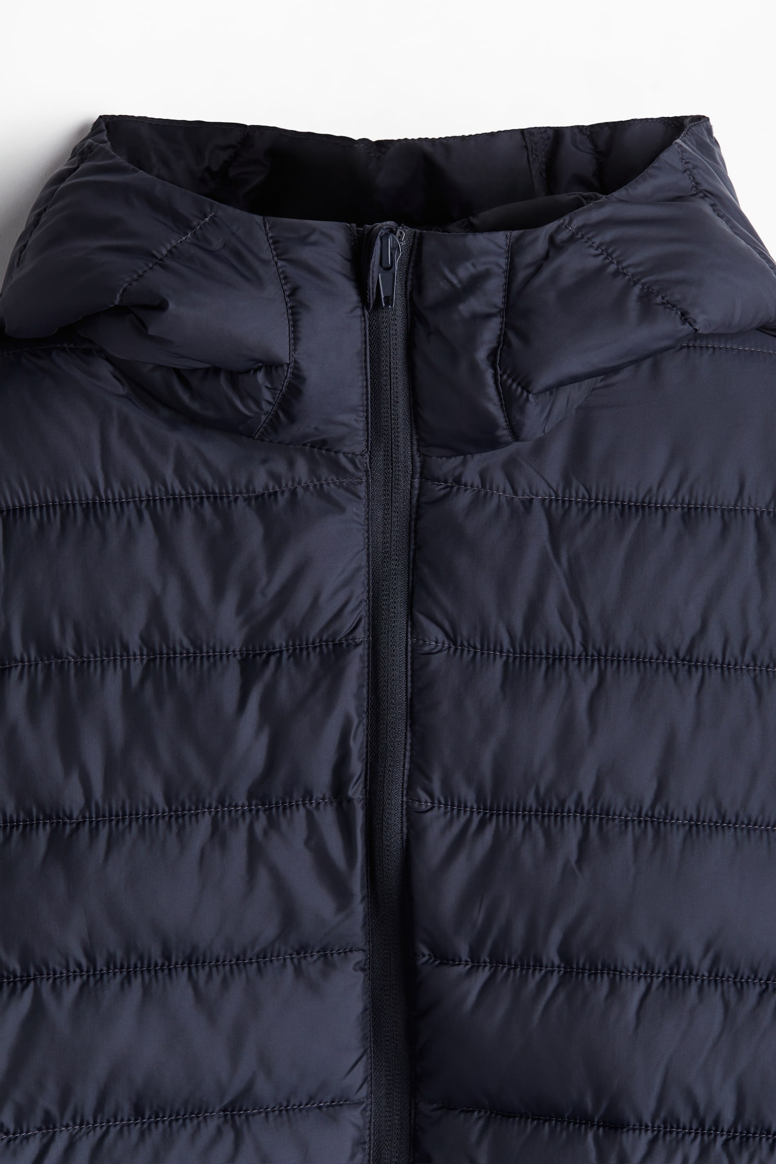 Slim Fit Lightweight puffer jacket - Navy blue/Black/Khaki green - 5