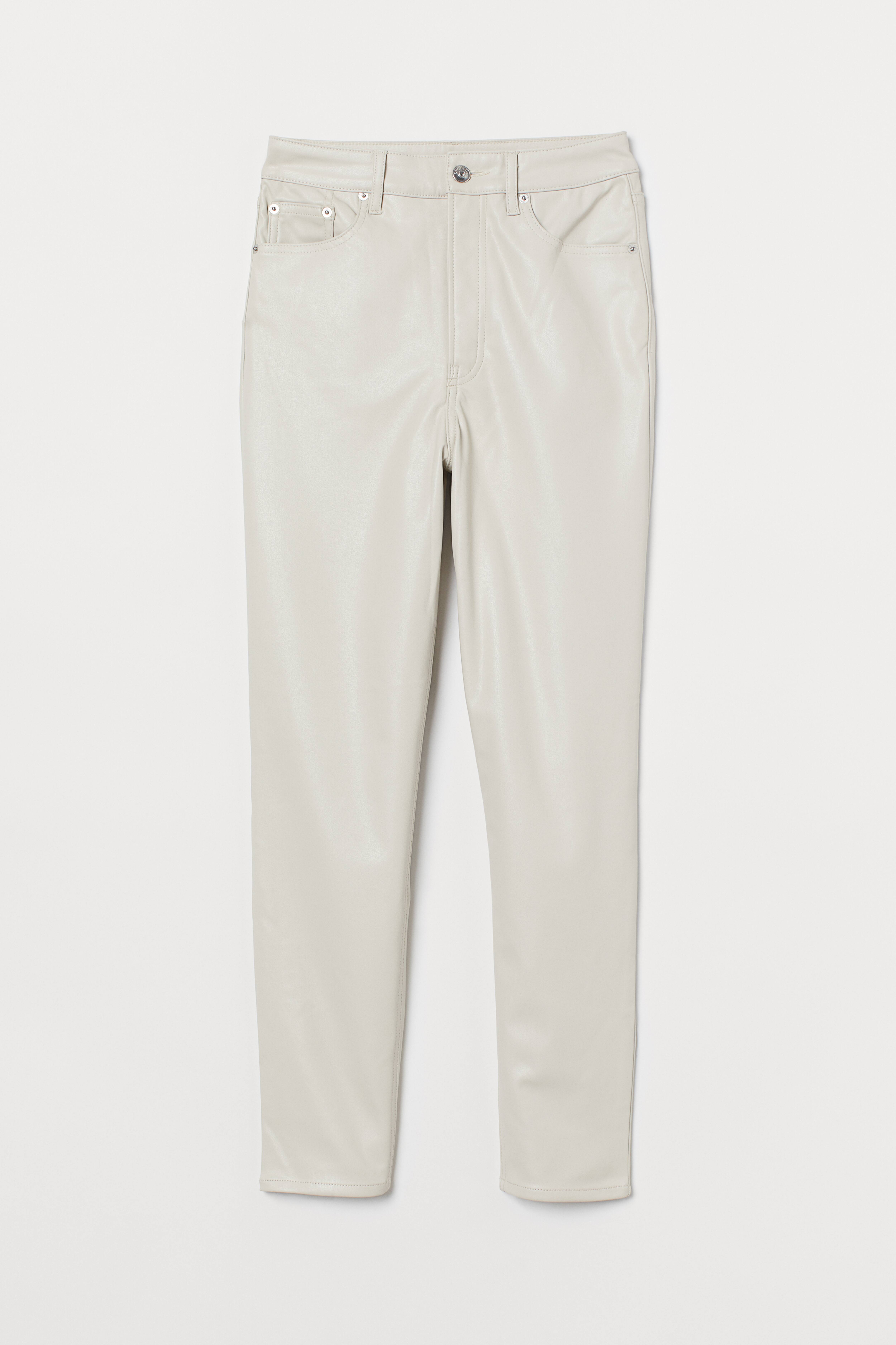 Imitation fashion leather trousers h&m