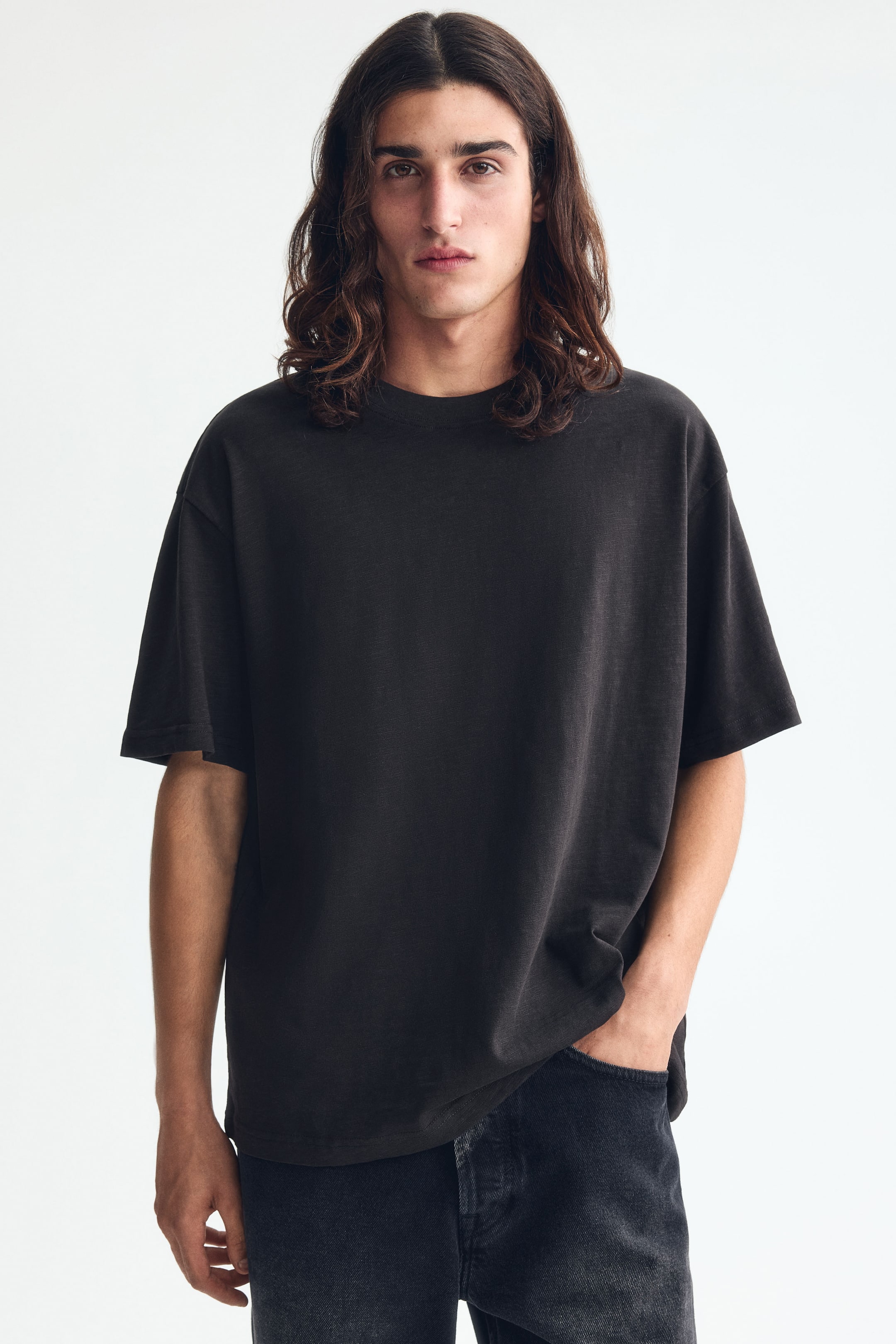 Мужские футболки H&M Relaxed-Fit Cotton T-Shirt — фото 4